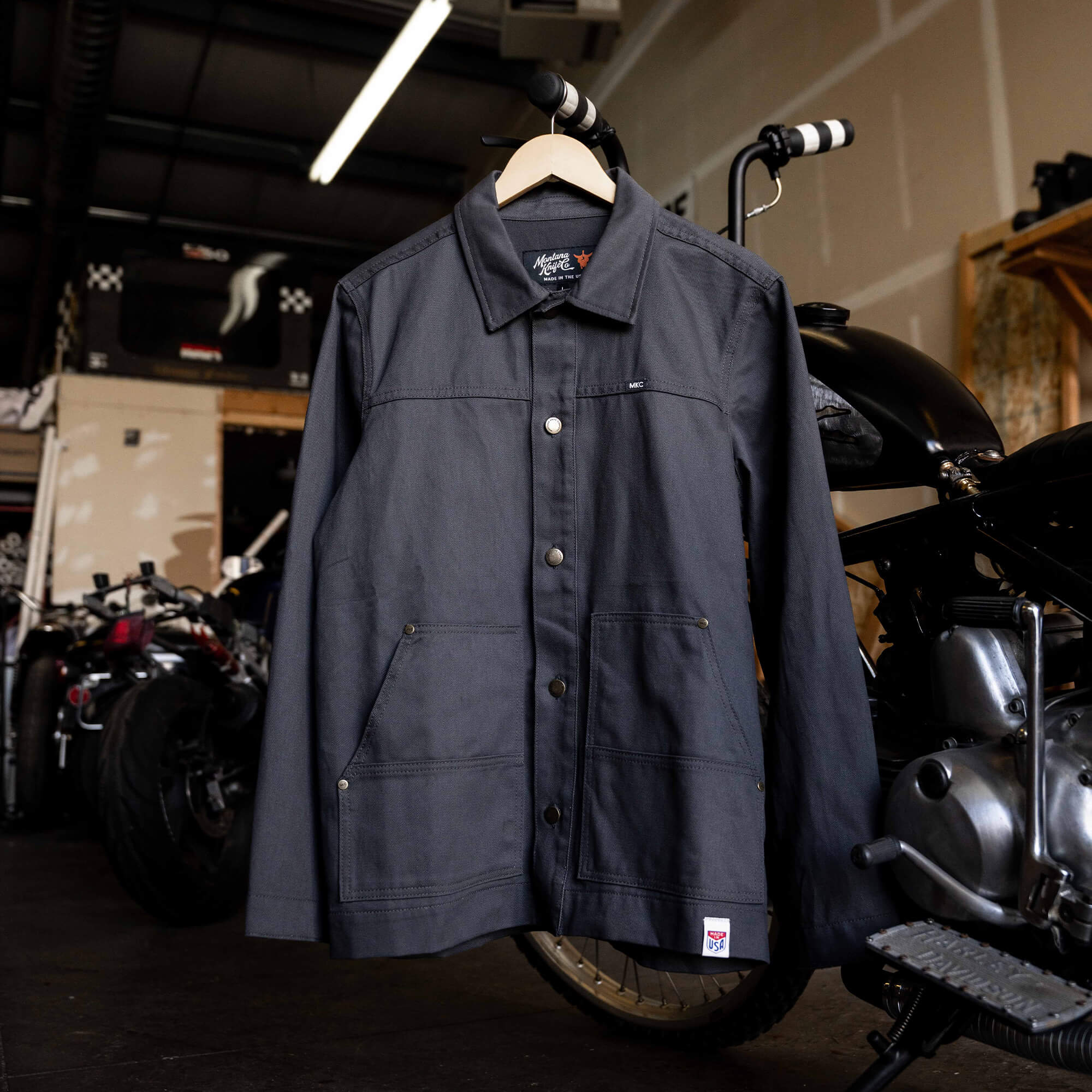 MKC WORK JACKET - USA MADE - CHARCOAL