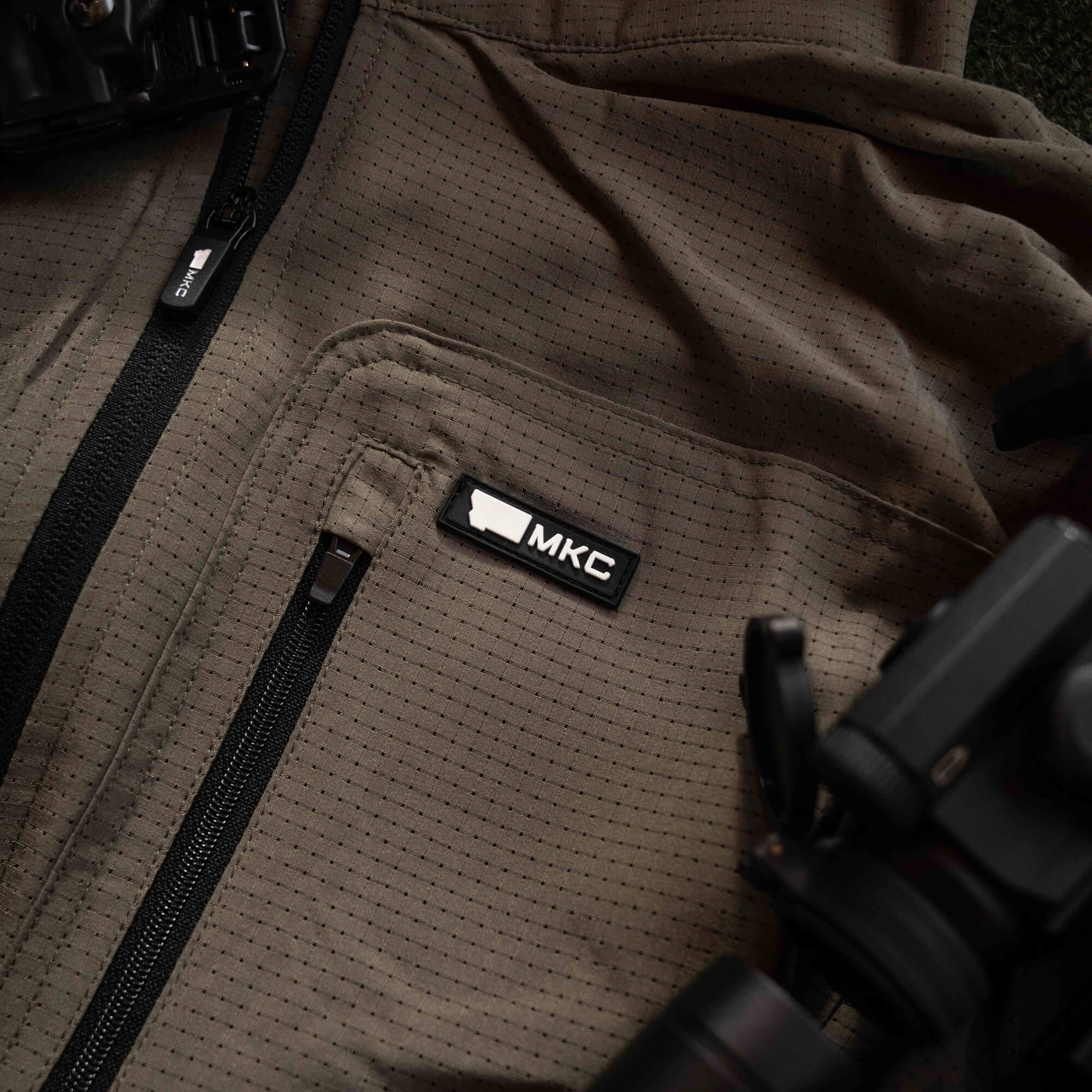 TACTICAL AIRLITE HALF-ZIP - OD GREEN