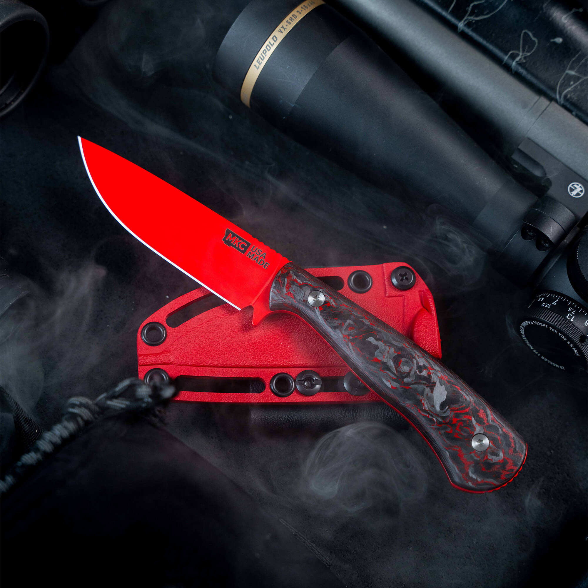 BLOOD BROTHERS WHITETAIL - BLACK/RED