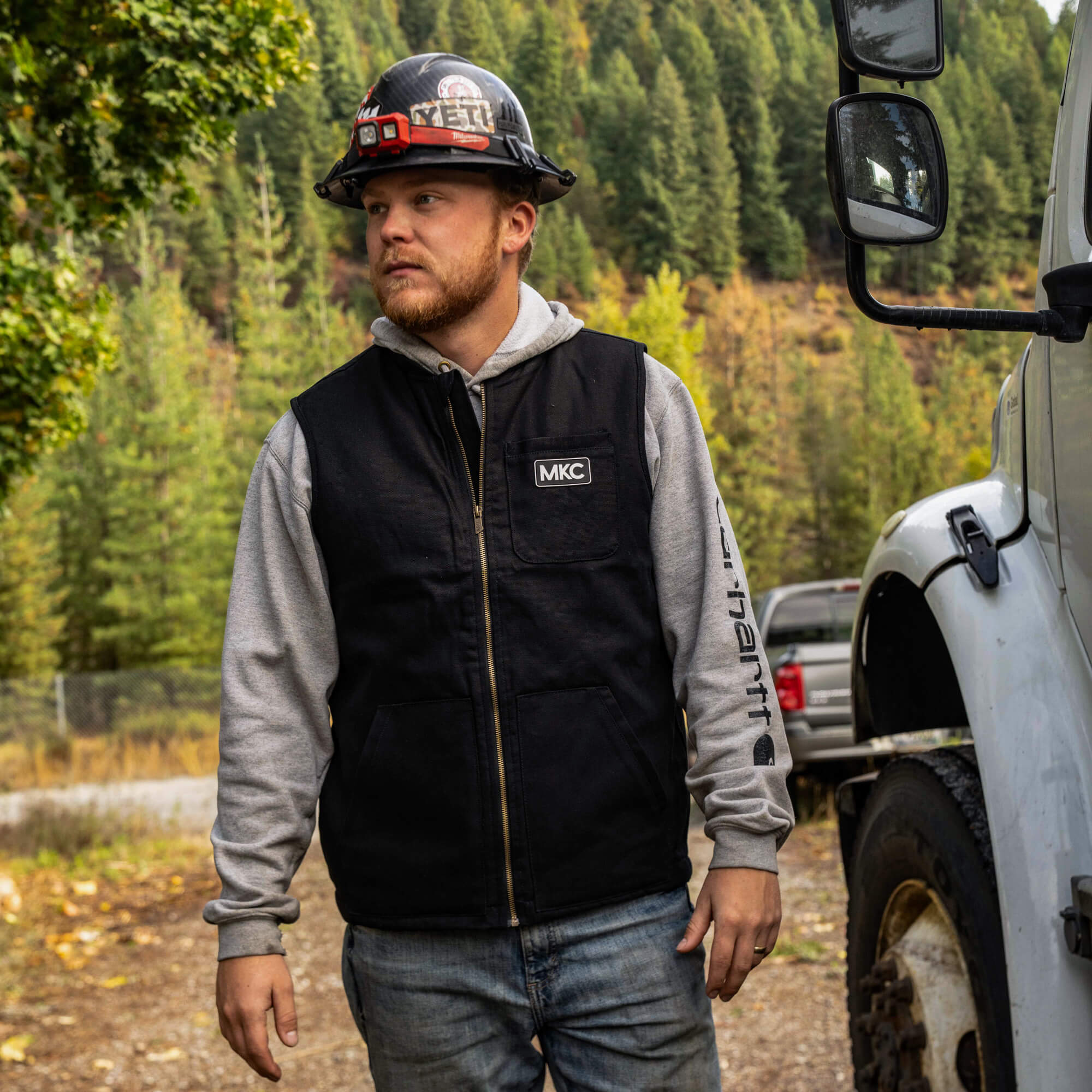 MKC CANVAS WORK VEST - BLACK