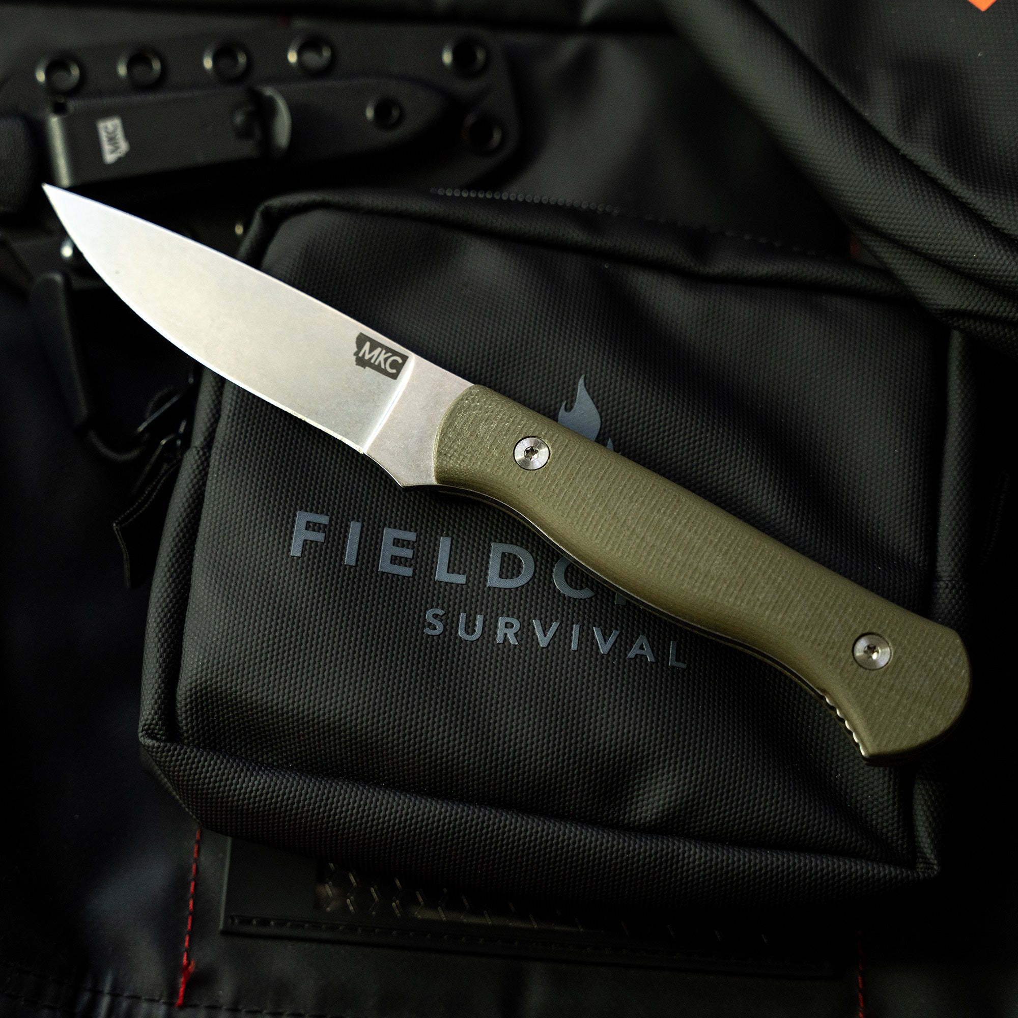 FIELDCRAFT SURVIVAL KNIFE - OLIVE