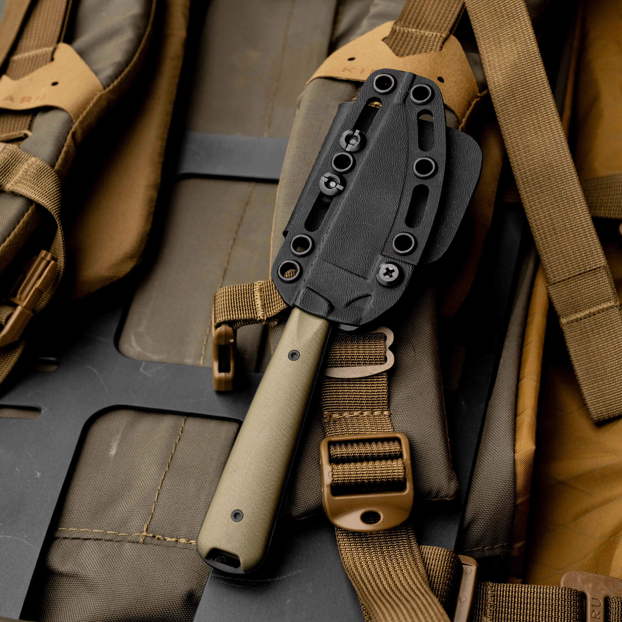 Flattail - PVD - Olive | Montana Knife Company