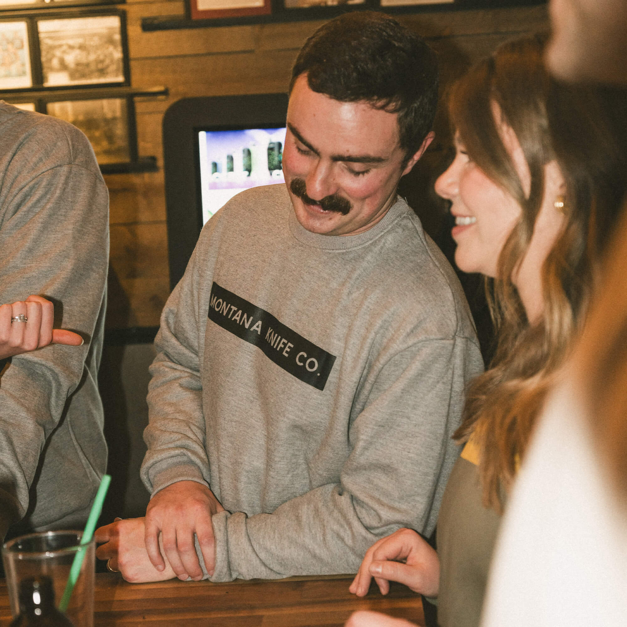 MKC CREWNECK SWEATSHIRT - GREY