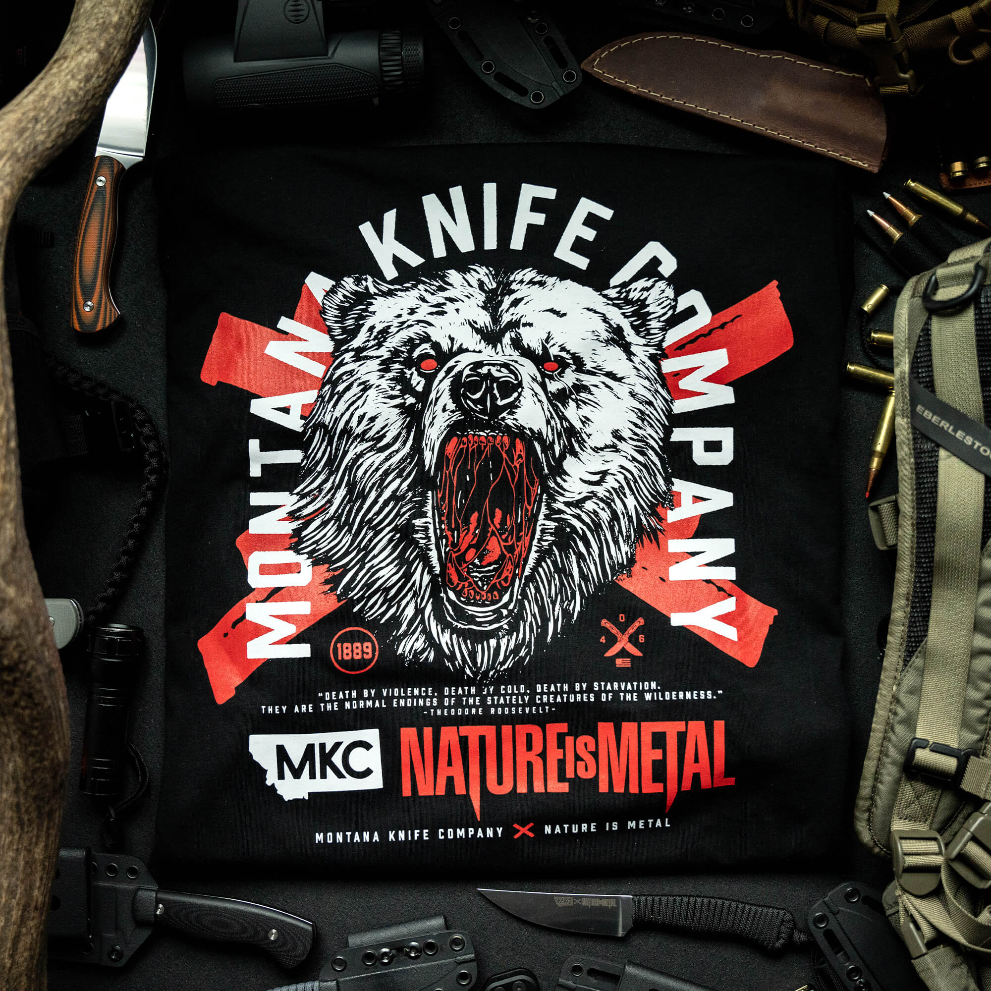 MKC X NATURE IS METAL - LONG SLEEVE TEE