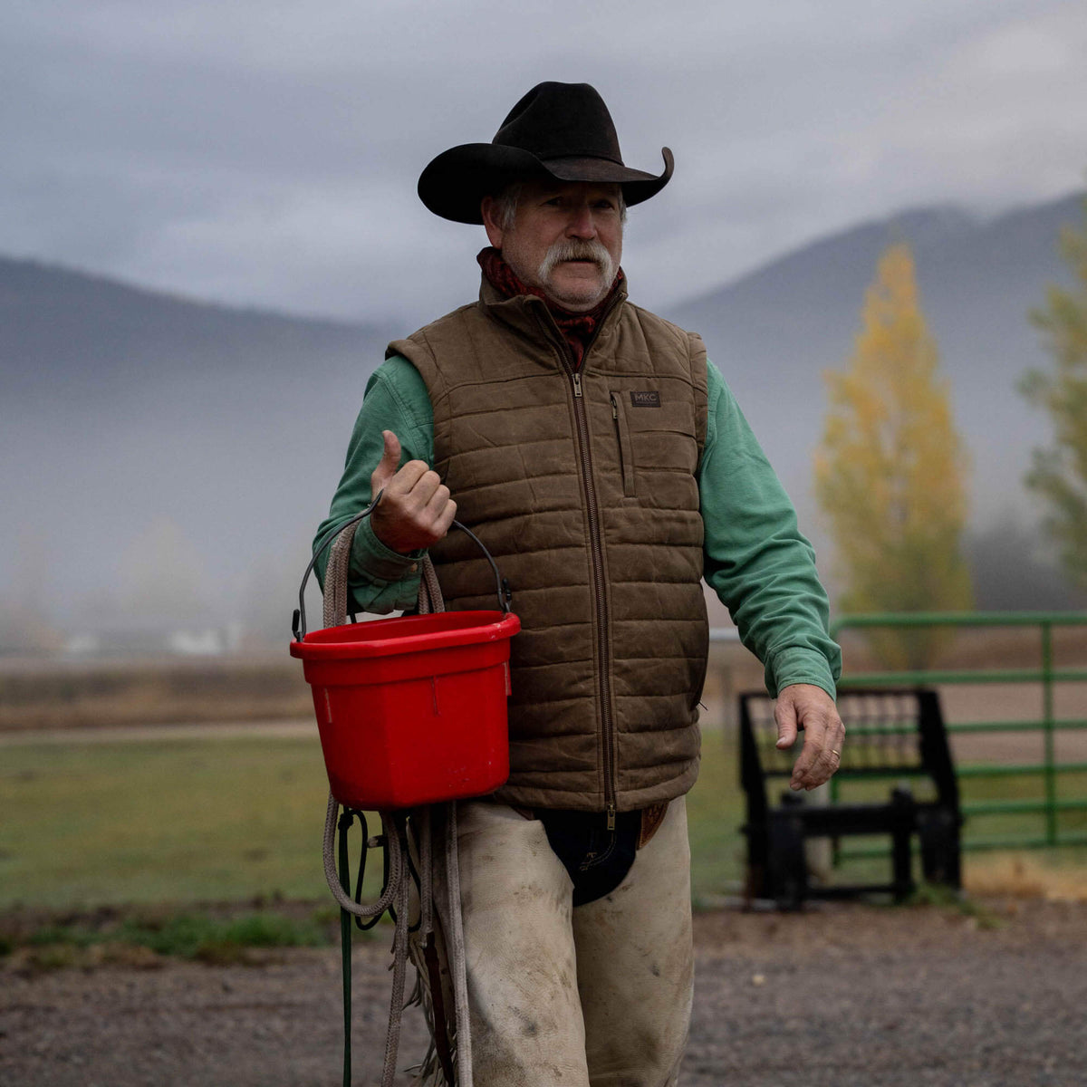 WHITEFISH WAXED CANVAS VEST