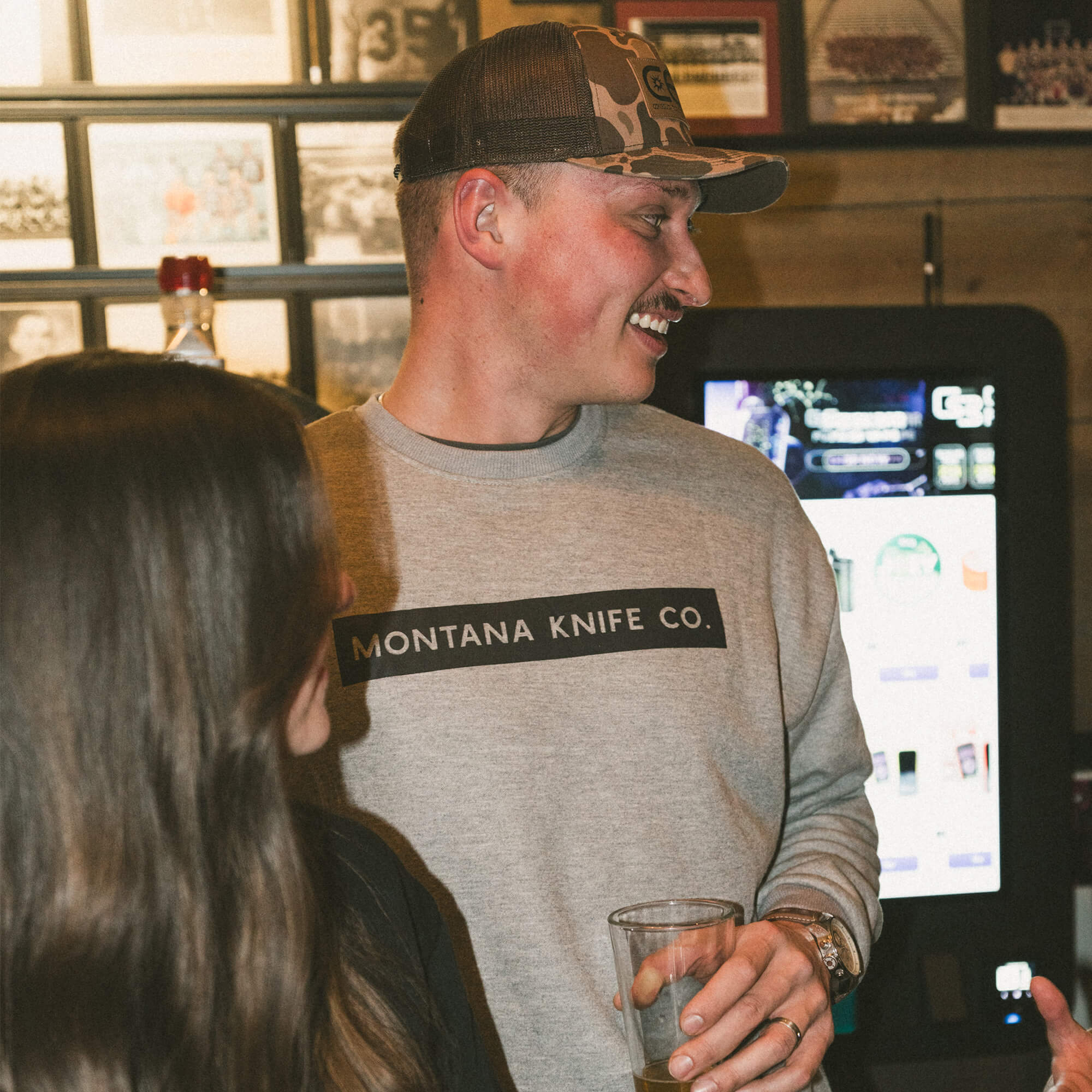 MKC CREWNECK SWEATSHIRT - GREY