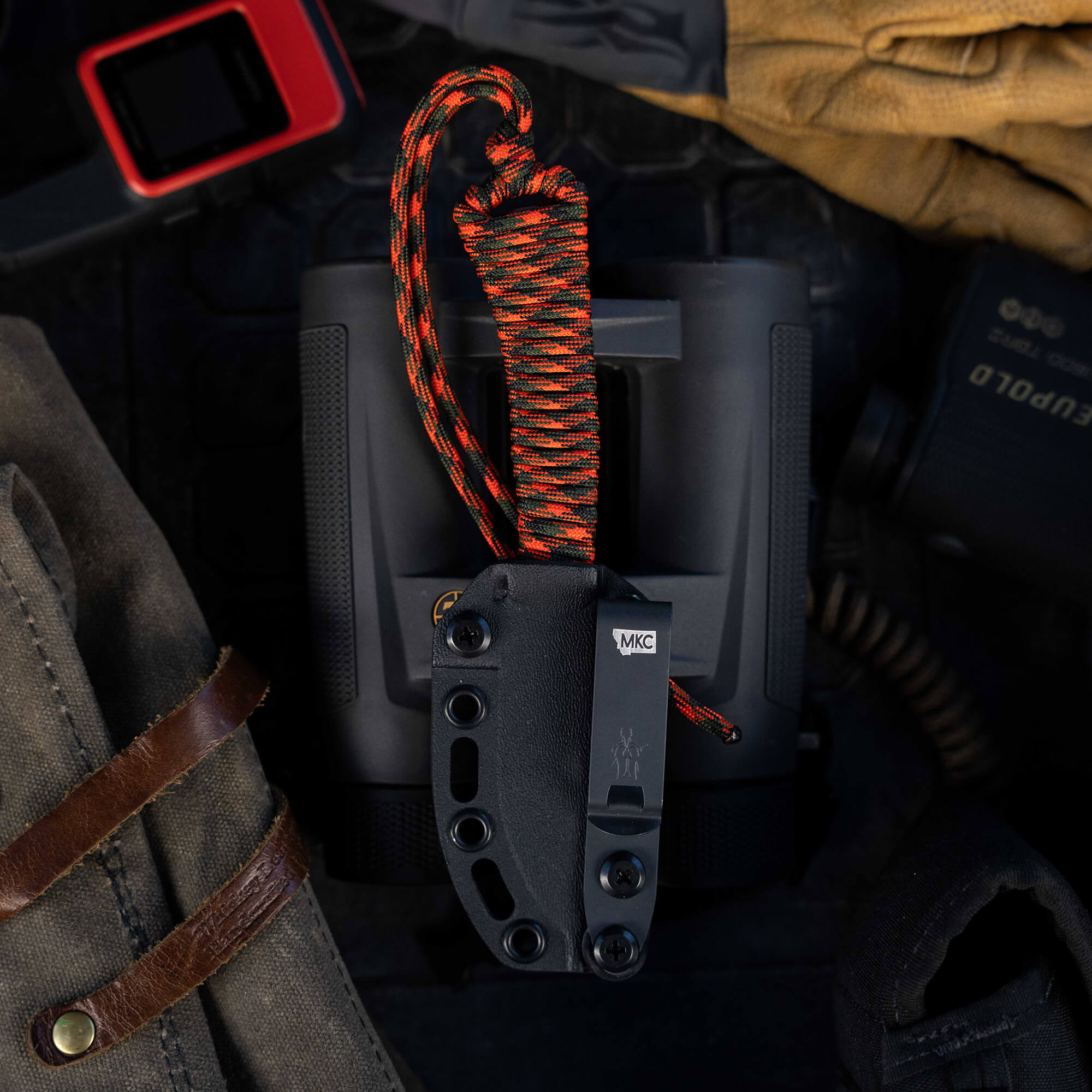 Mini Stoned Goat - Orange & Black | Montana Knife Company