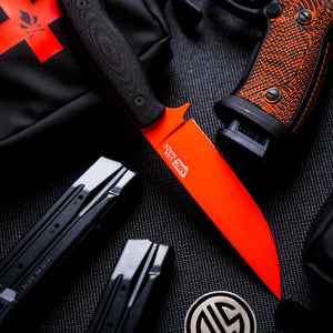 THE SUPER CUB - DROP POINT HUNTER - BLAZE ORANGE CERAKOTE