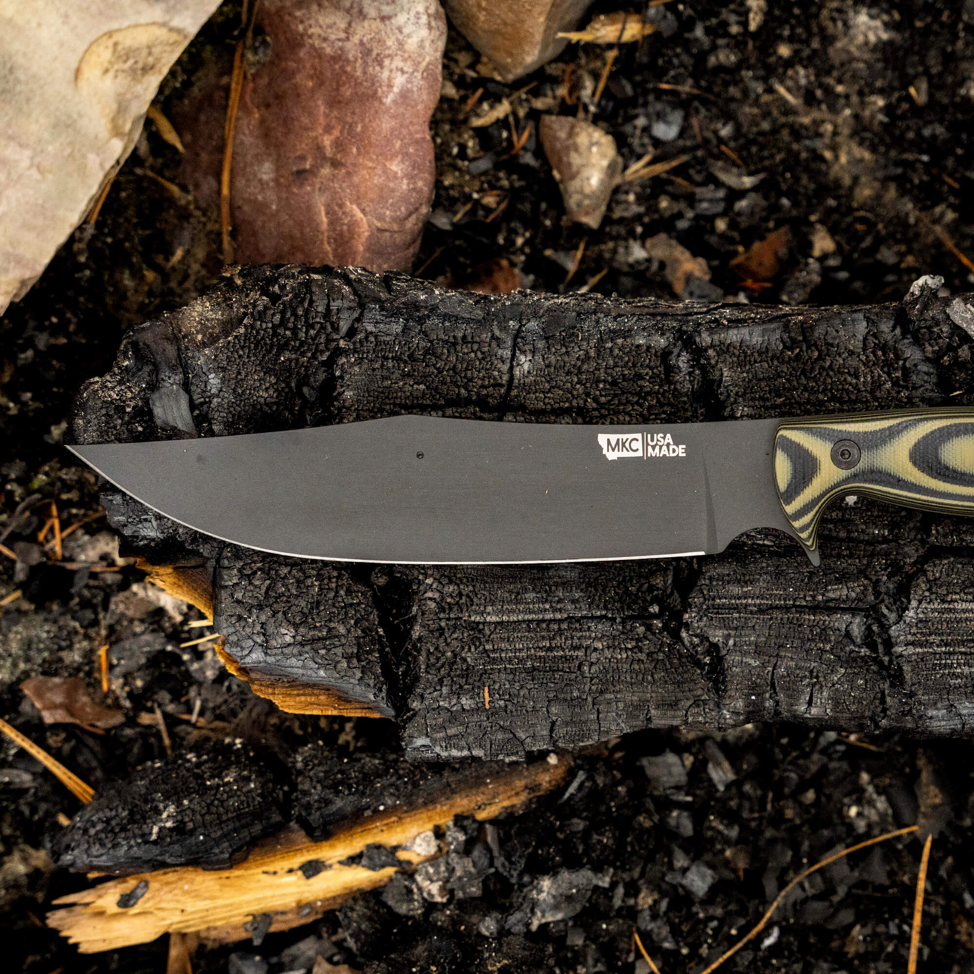 THE MARSHALL BUSHCRAFT KNIFE - GREEN & BLACK