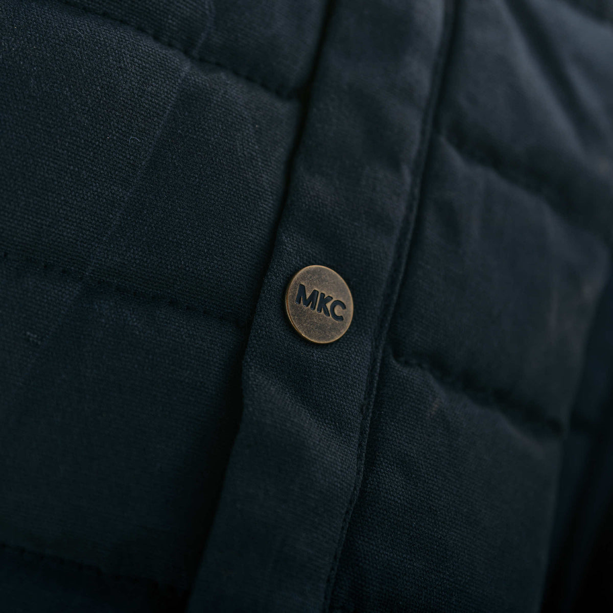 WHITEFISH WAXED CANVAS PUFFY JACKET - CHARCOAL