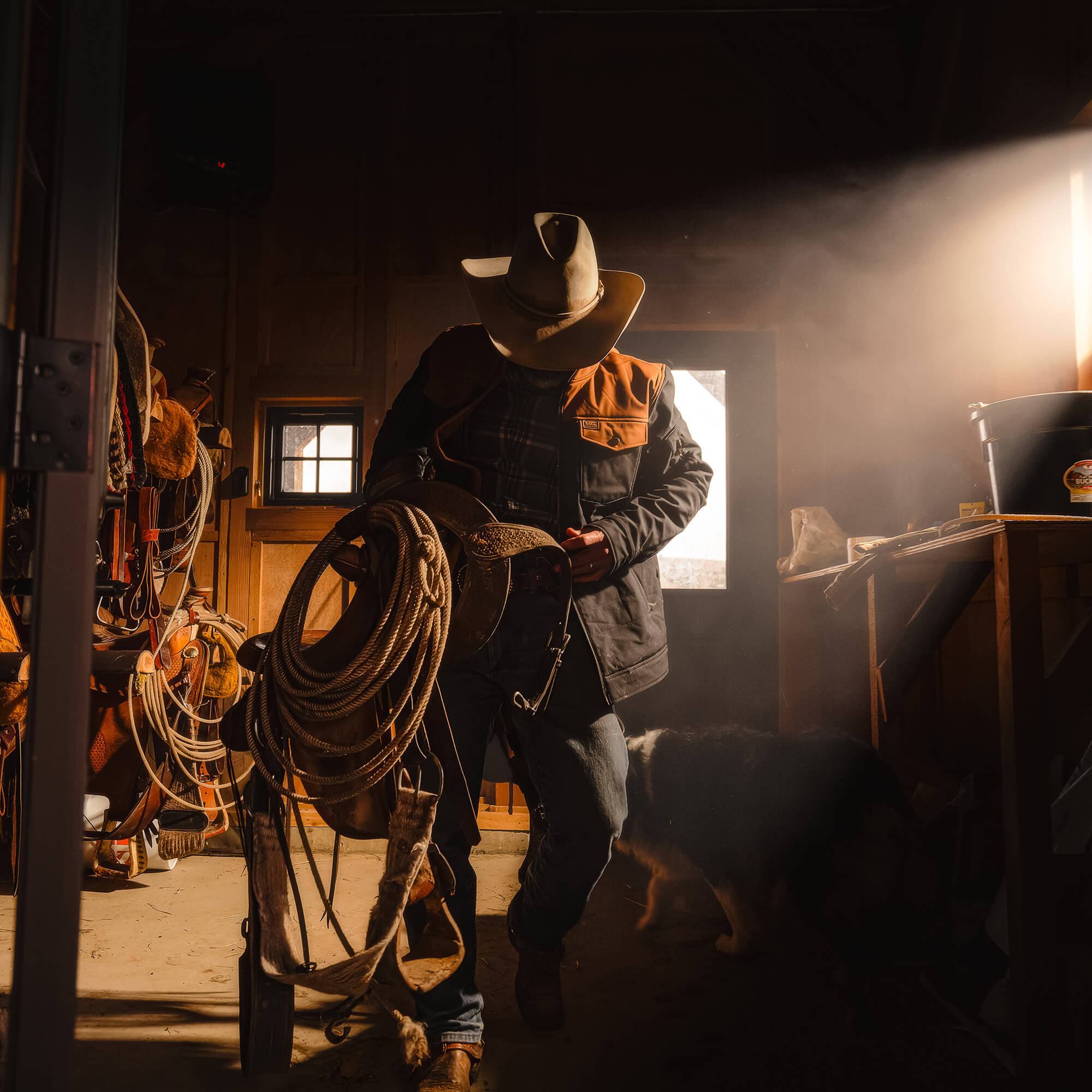 AUGUSTA JACKET - BLACK/COYOTE