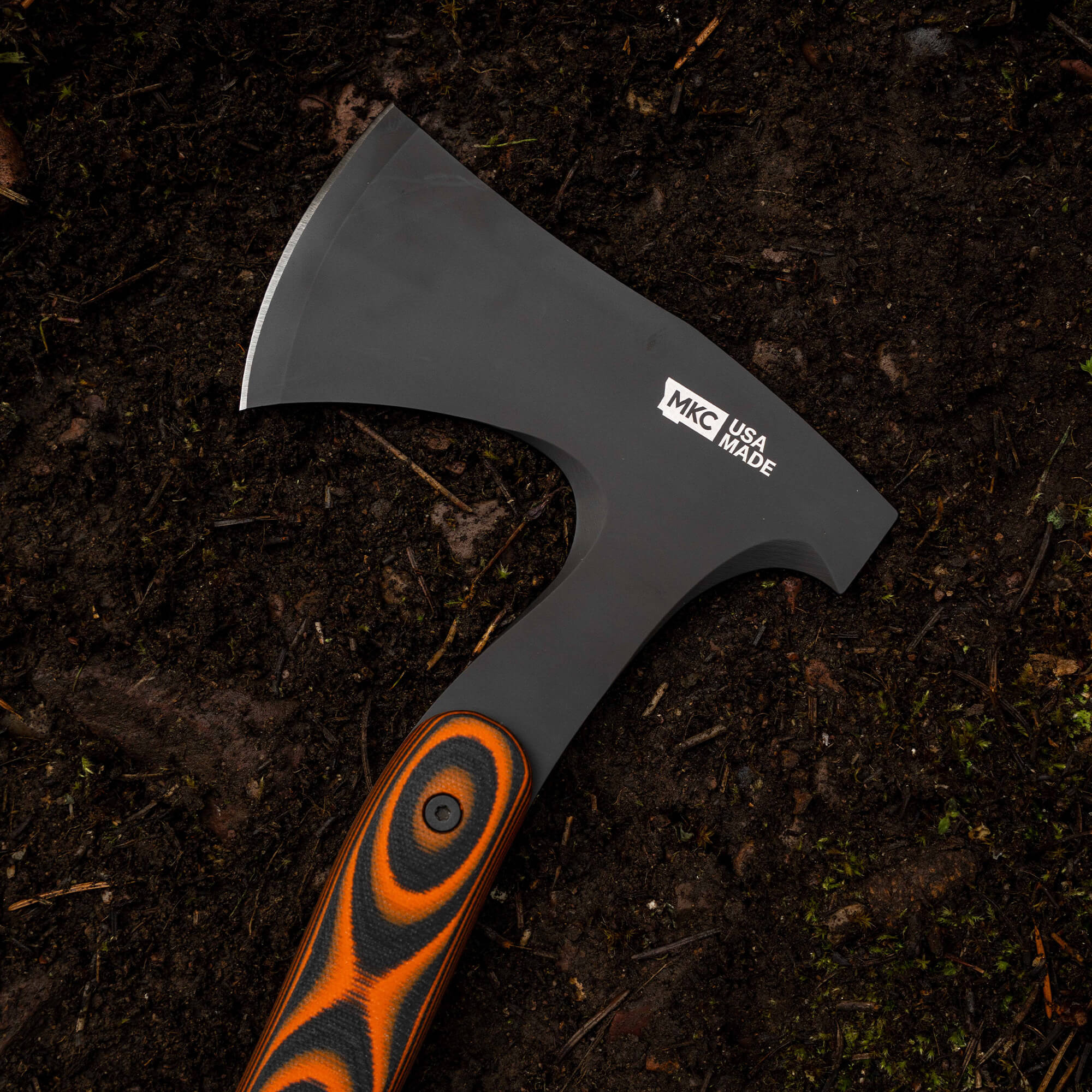 HELLGATE HATCHET - ORANGE & BLACK