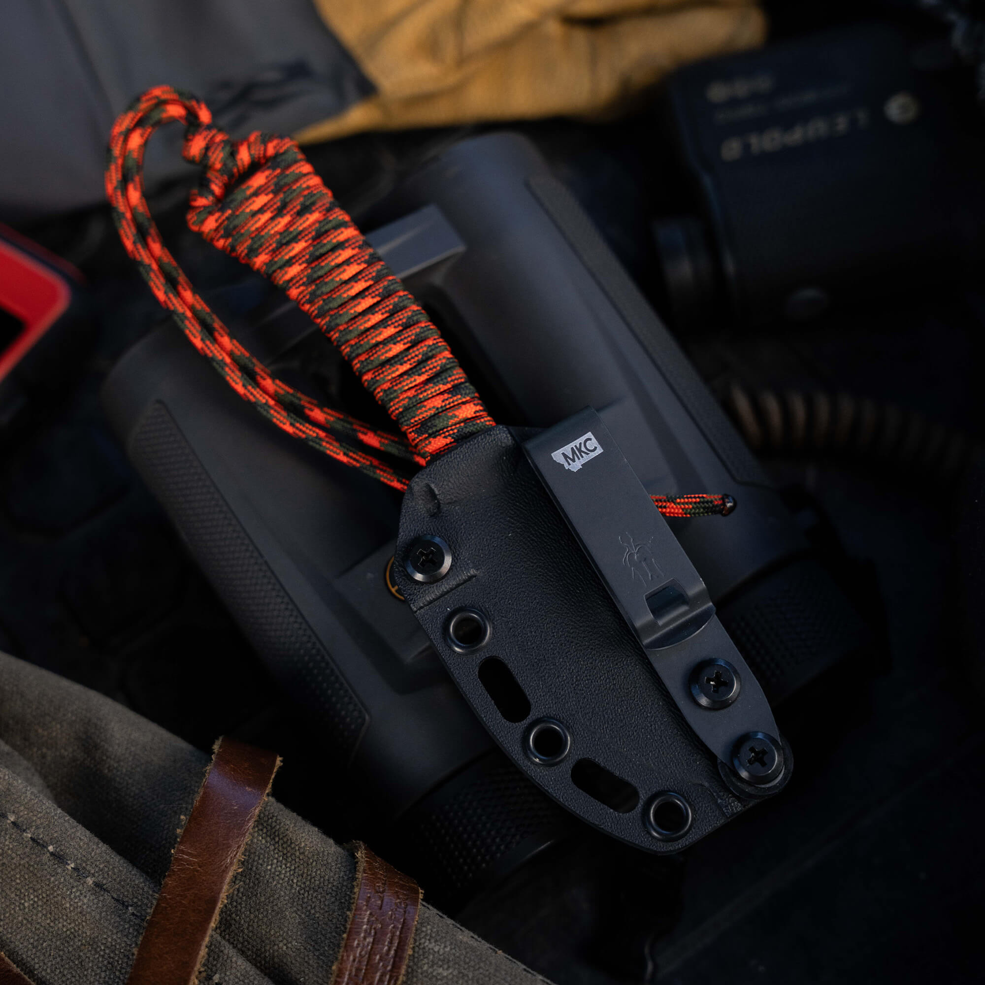 Mini Stoned Goat - Orange & Black | Montana Knife Company
