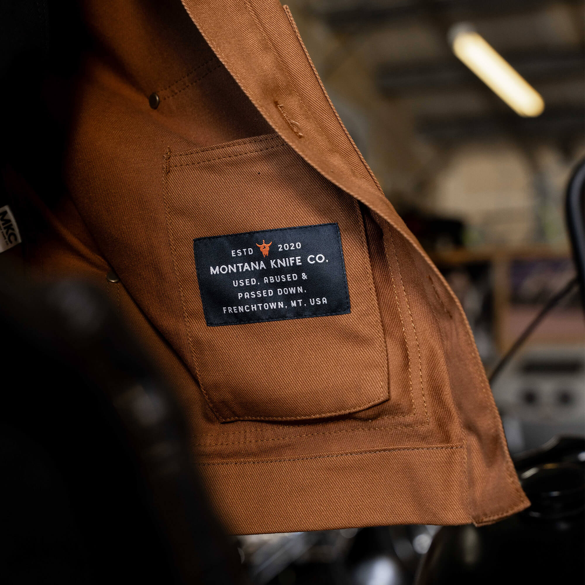 MKC WORK JACKET - USA MADE - RUST