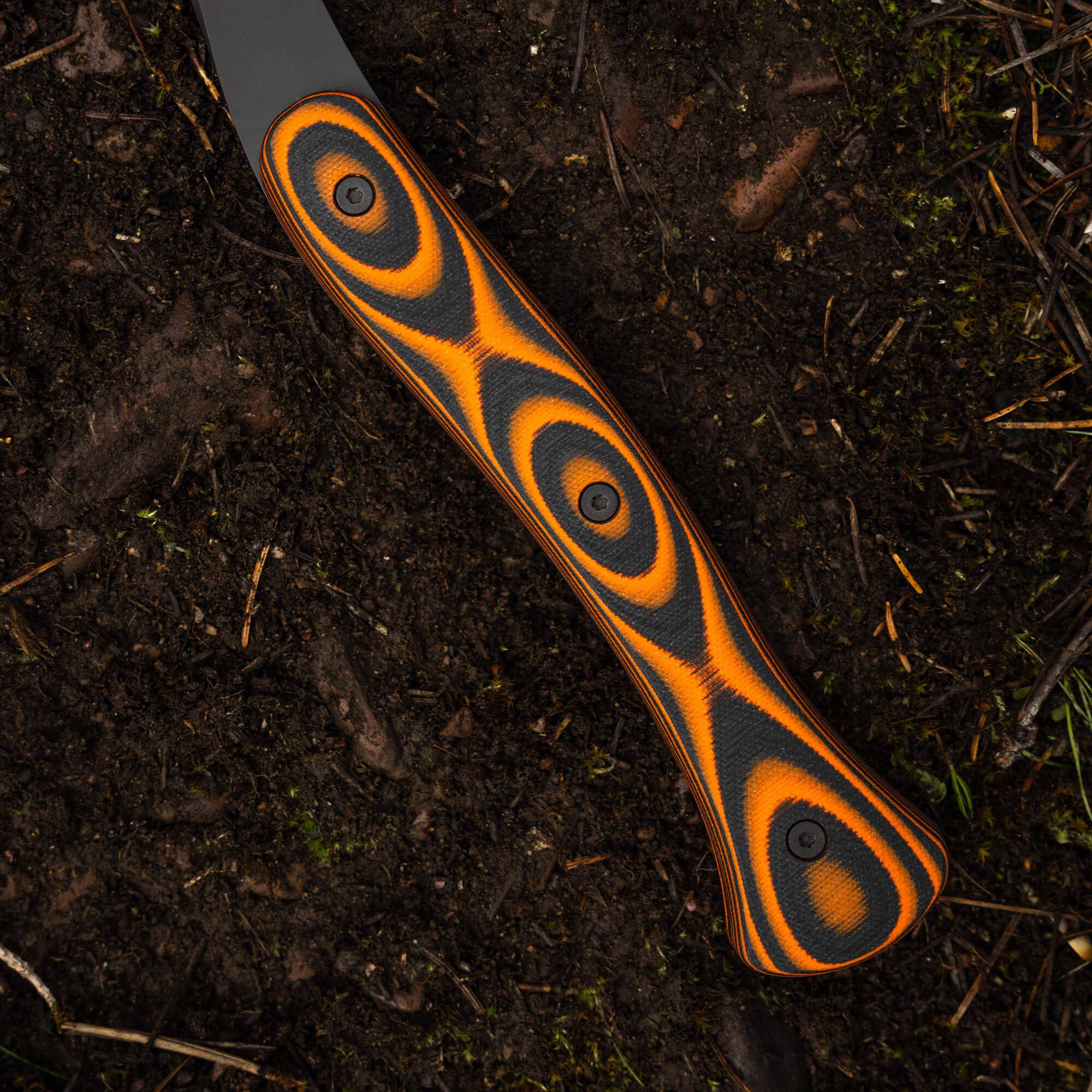 HELLGATE HATCHET - ORANGE & BLACK