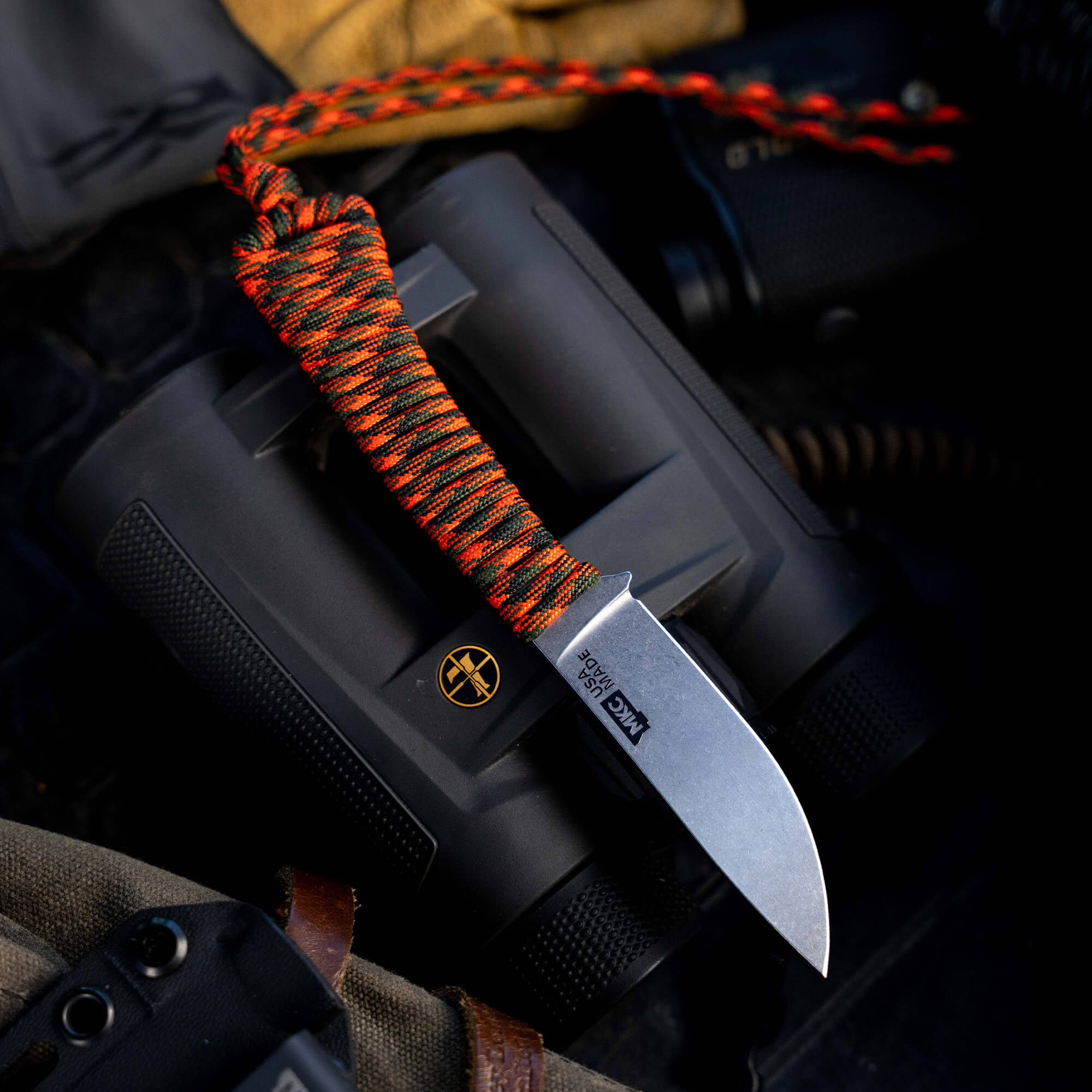 Mini Stoned Goat - Orange & Black | Montana Knife Company