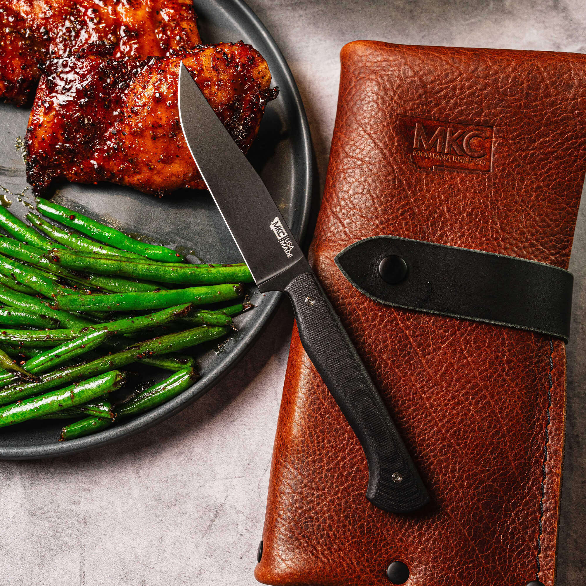 MKC STEAK KNIVES (SET OF 4) - PVD - BLACK