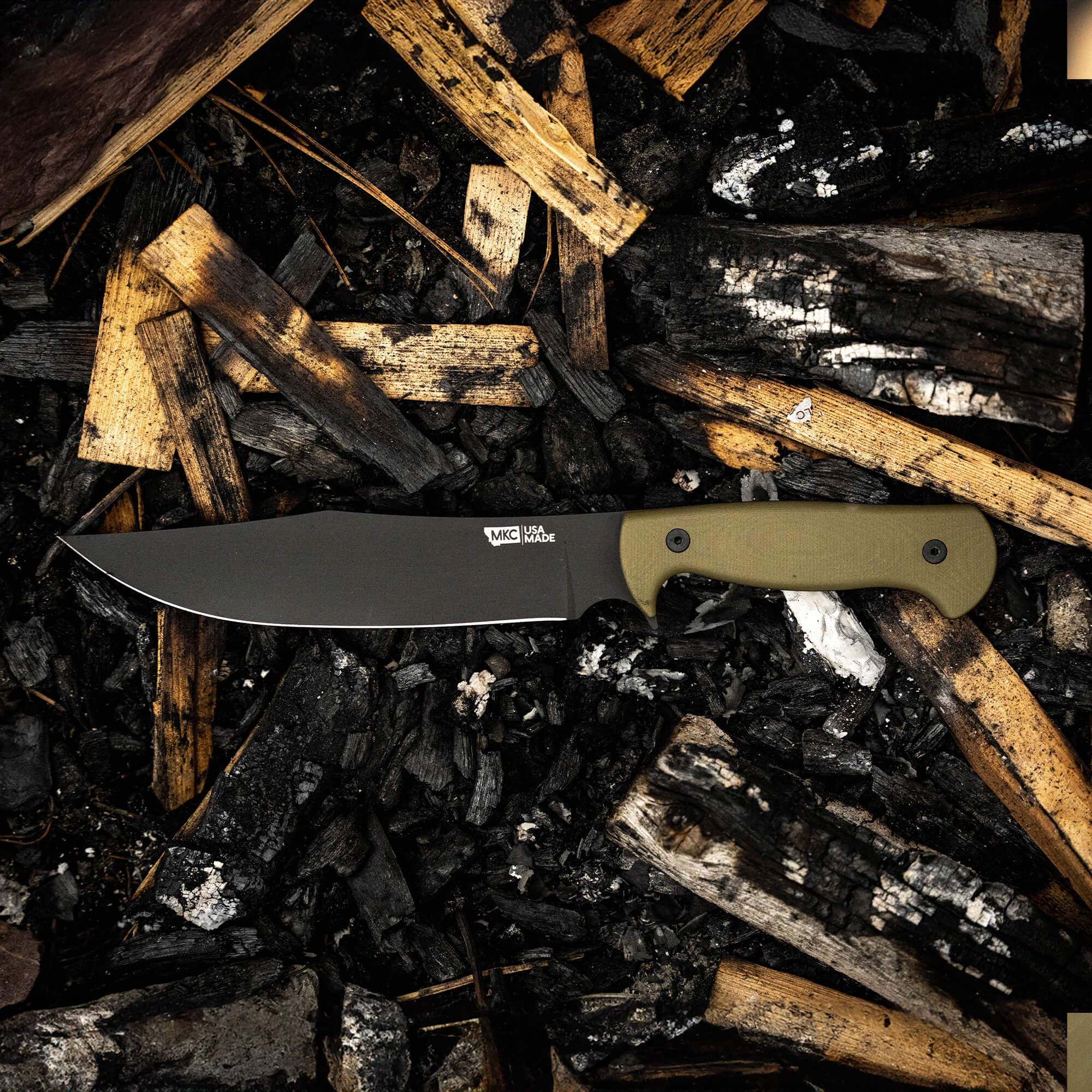 THE MARSHALL BUSHCRAFT KNIFE - OLIVE