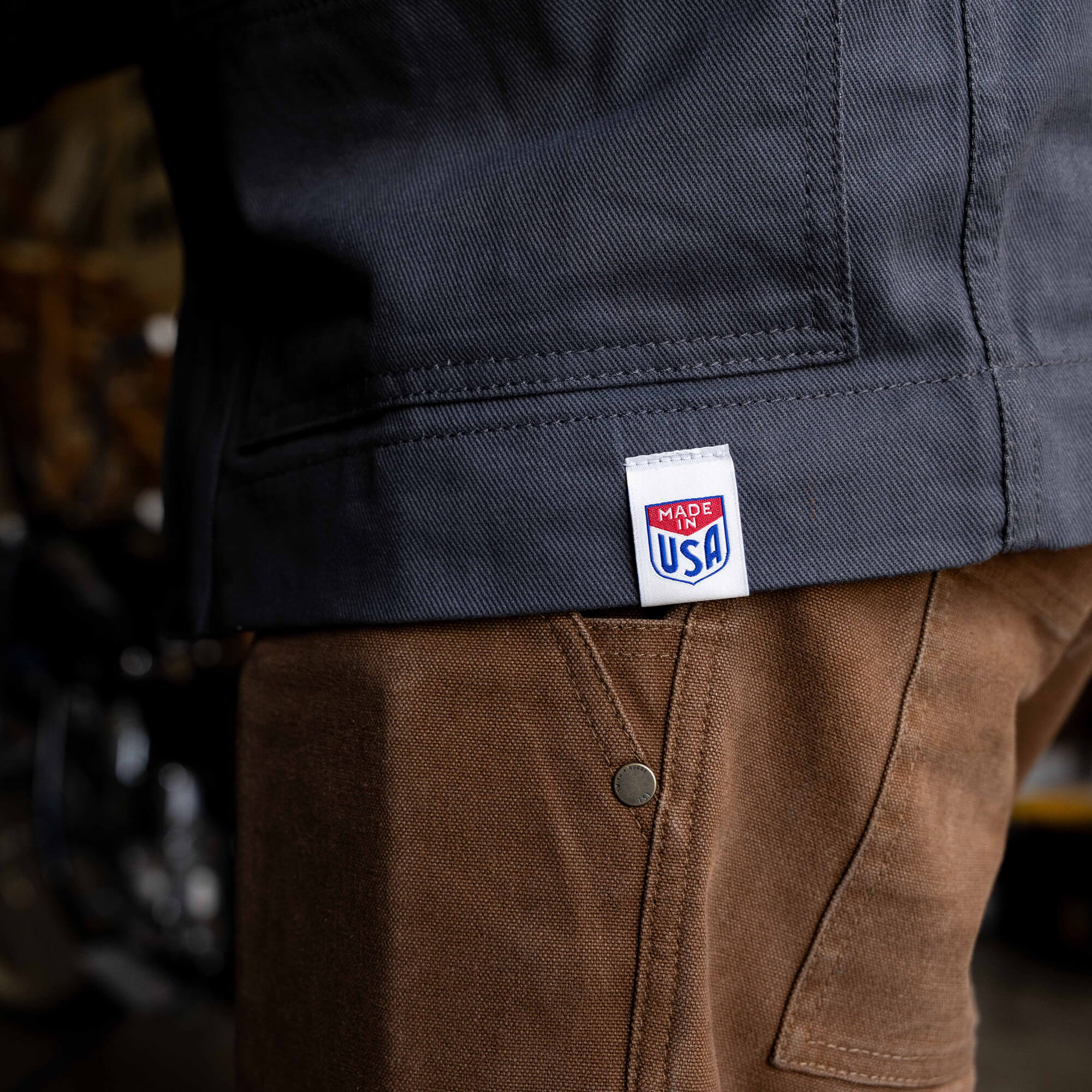 MKC WORK JACKET - CHARCOAL - USA MADE