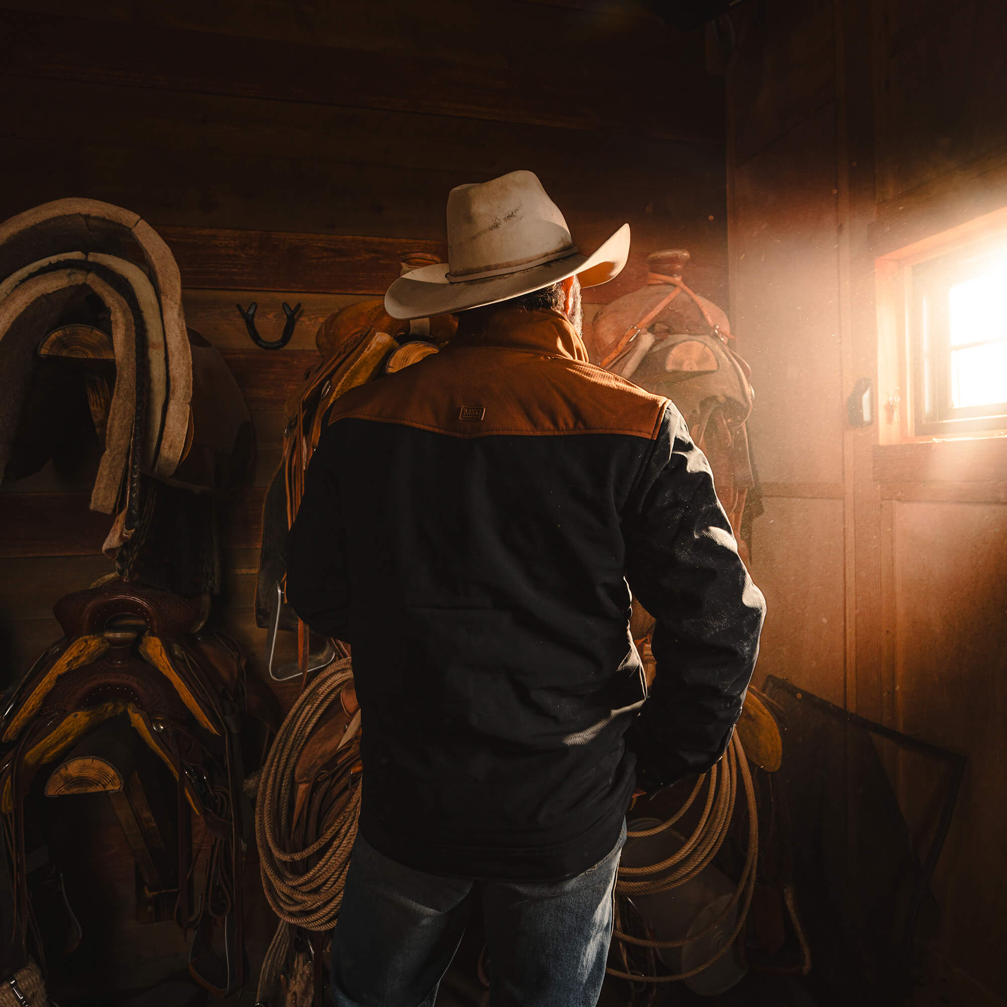 AUGUSTA JACKET - BLACK/COYOTE