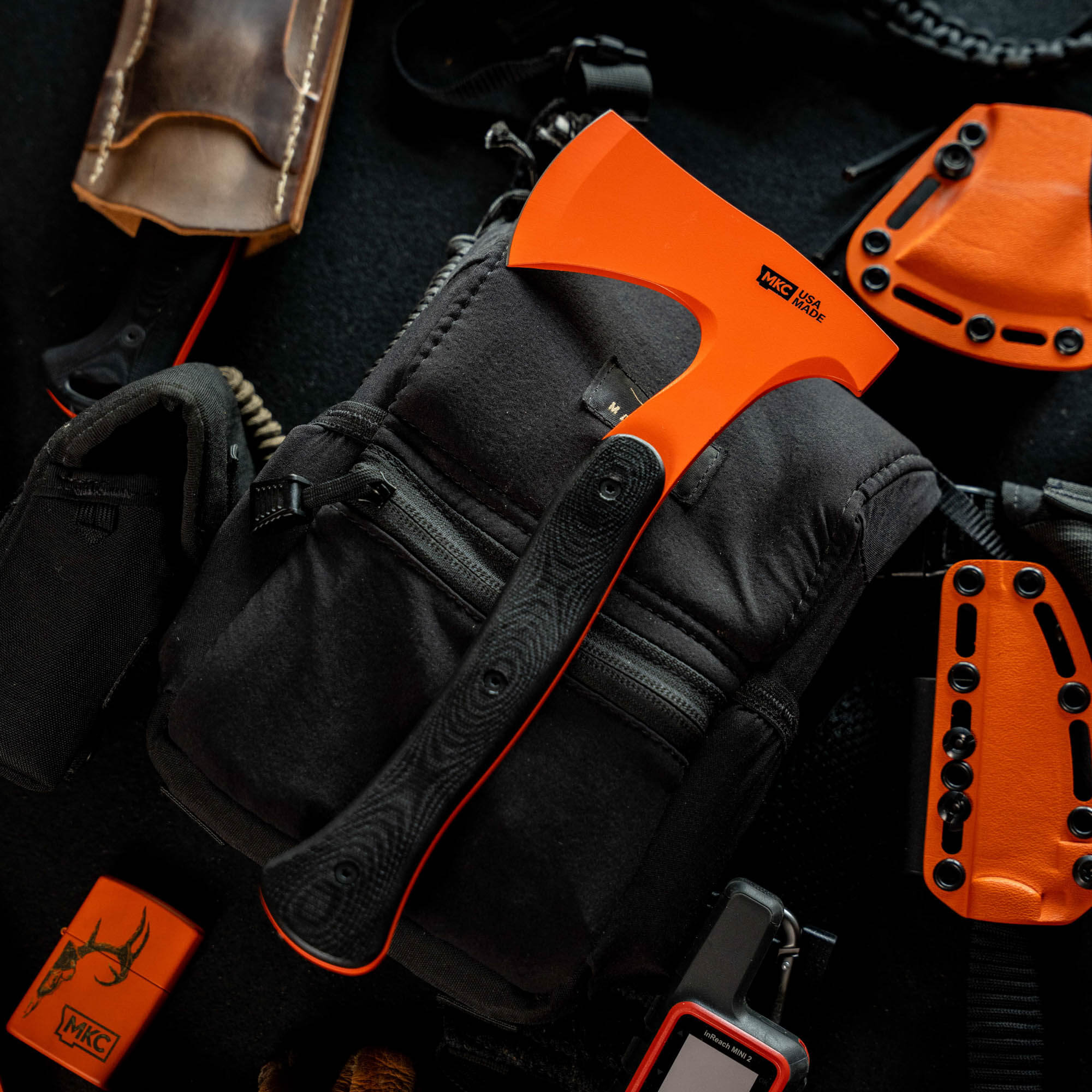 Hellgate Hatchet - Blaze Orange Cerakote™ | MKC
