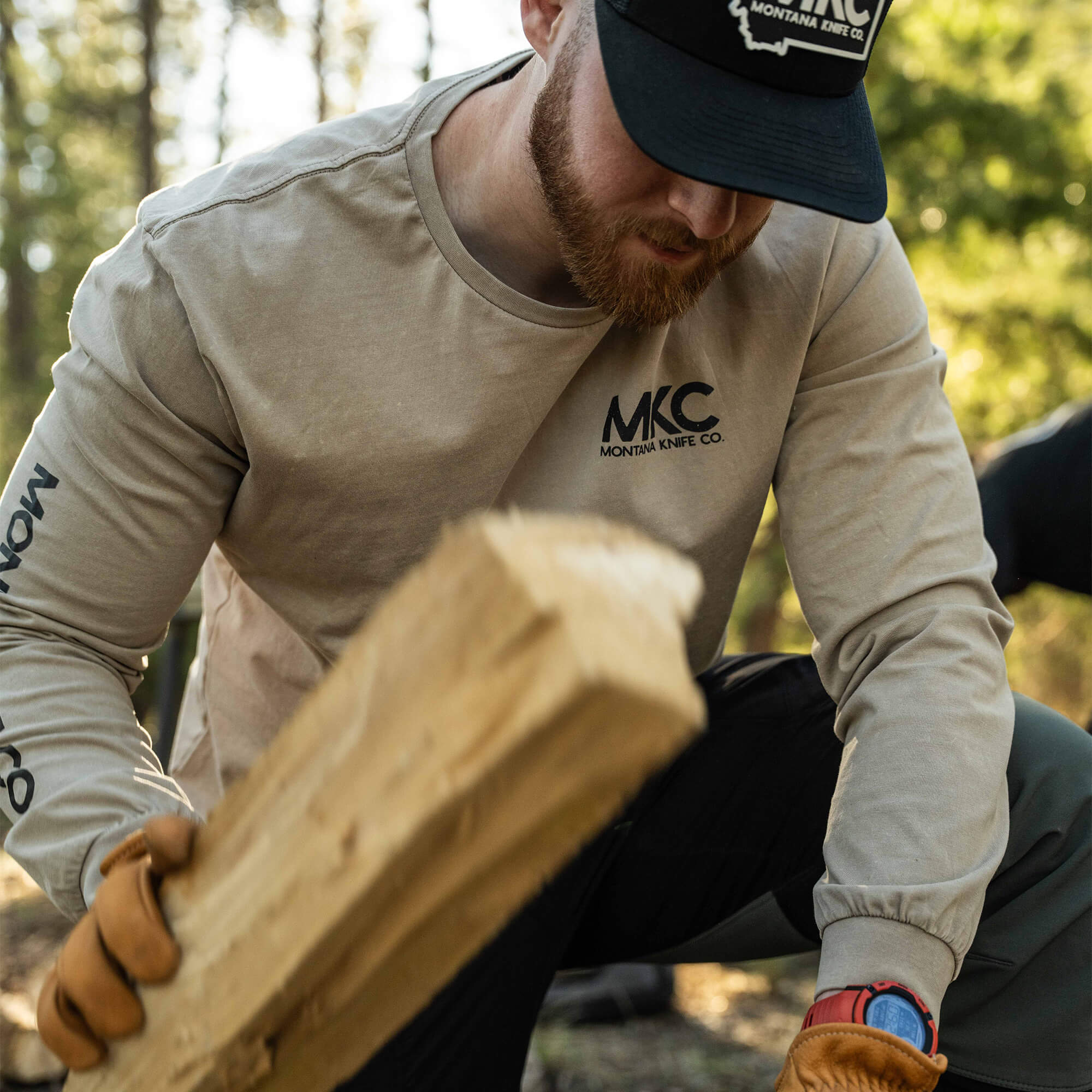 MKC STONEWASH LONG SLEEVE - QUICKSAND