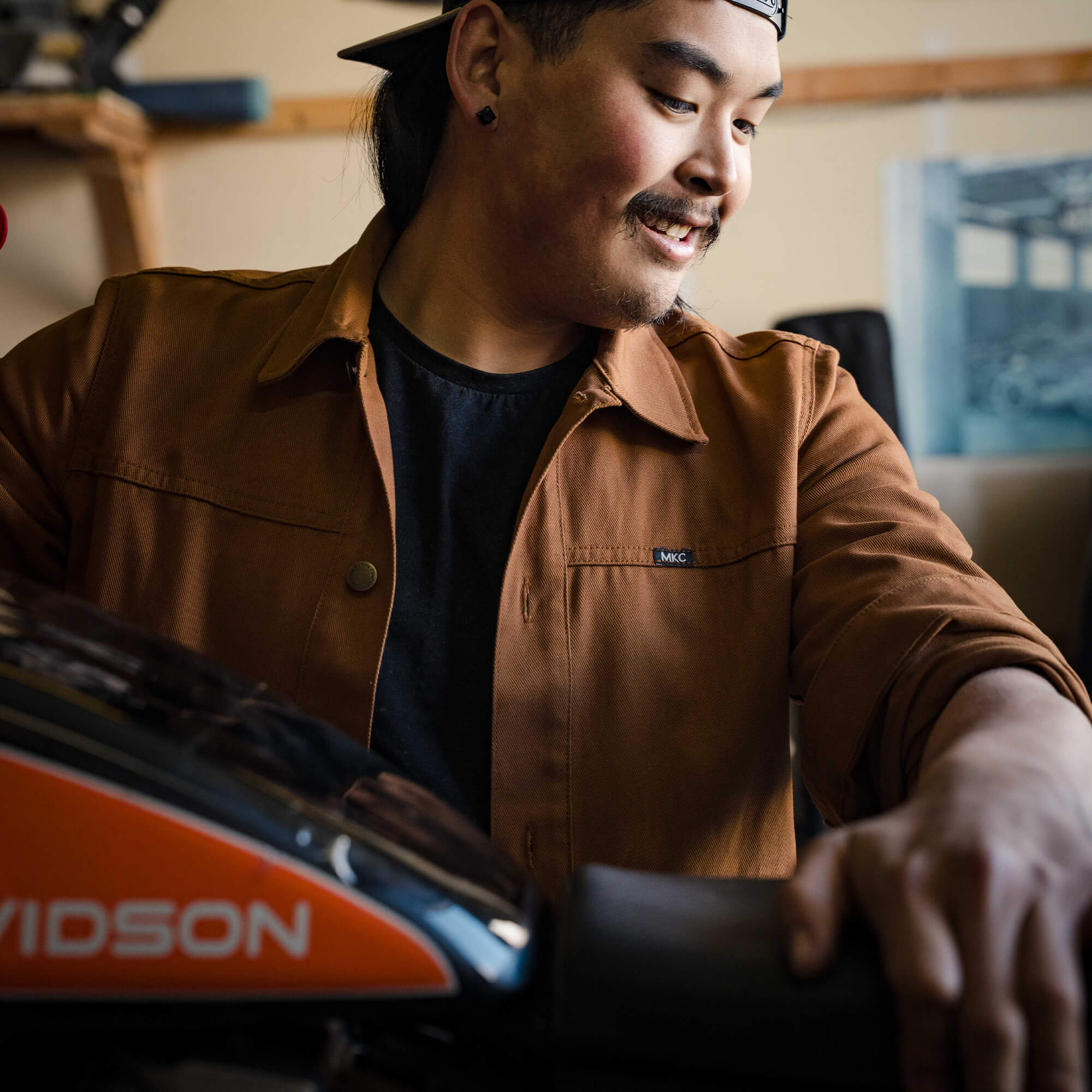 MKC WORK JACKET - USA MADE - RUST