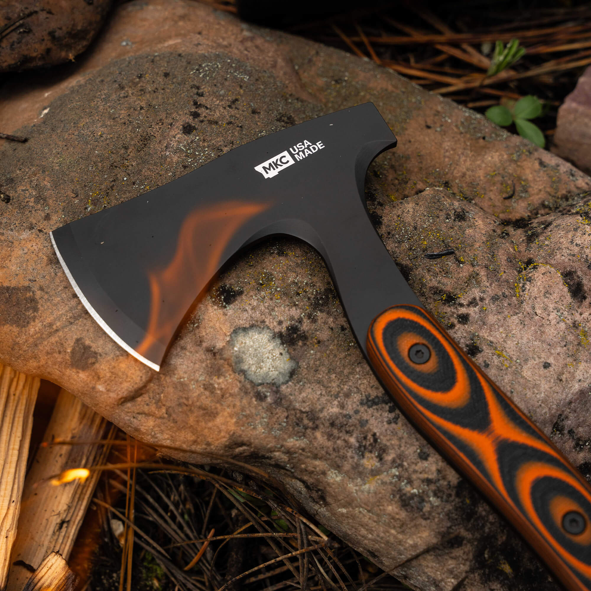 HELLGATE HATCHET - ORANGE & BLACK