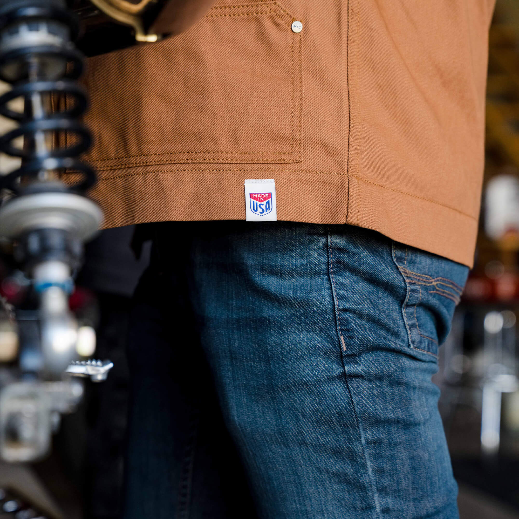MKC WORK JACKET - USA MADE - RUST