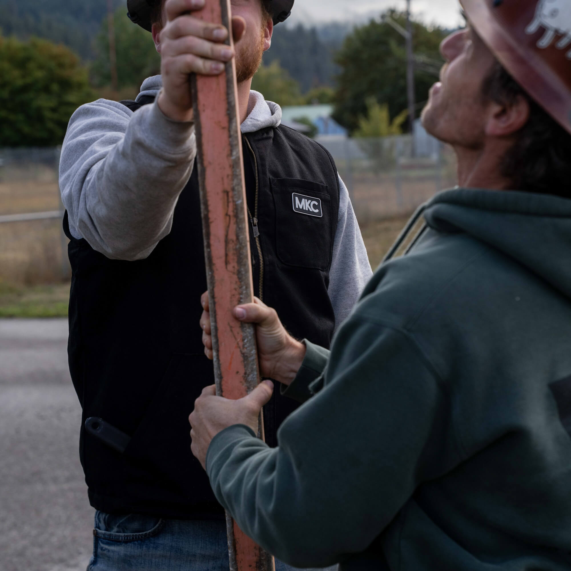 MKC CANVAS WORK VEST - BLACK