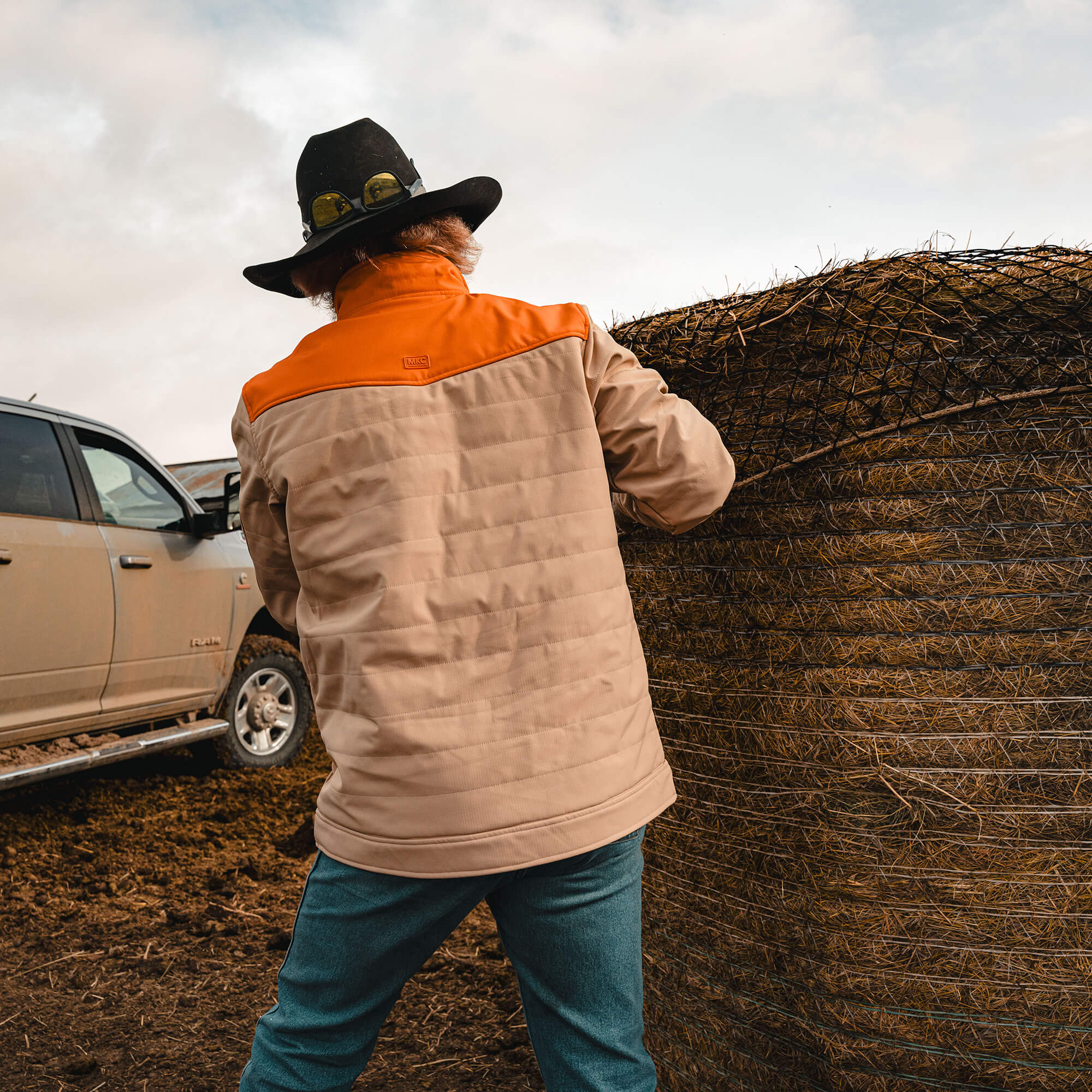 Augusta Jacket - Tan/Orange | Montana Knife Company