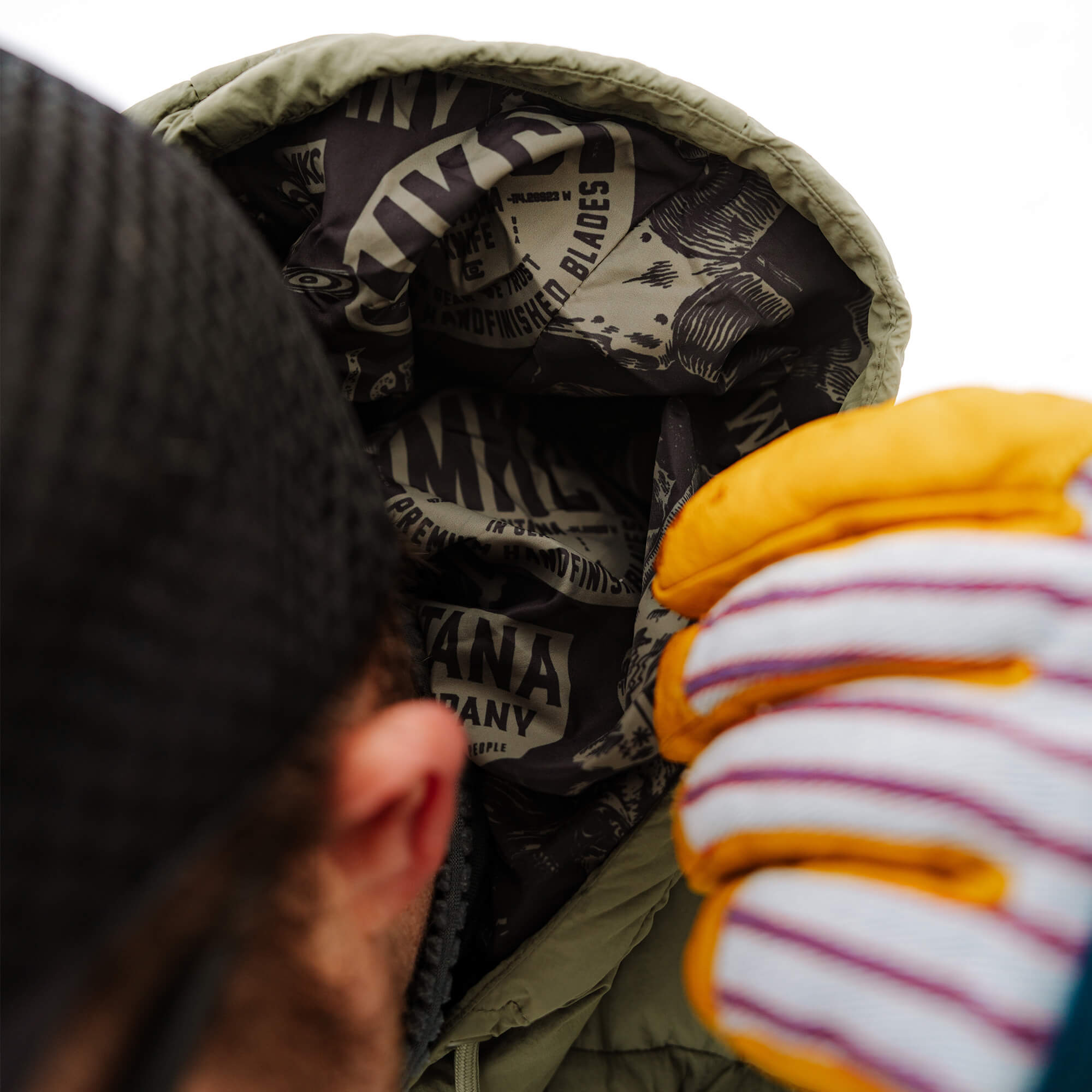 Grinnell Puffy Zip Jacket - Olive | Montana Knife Company