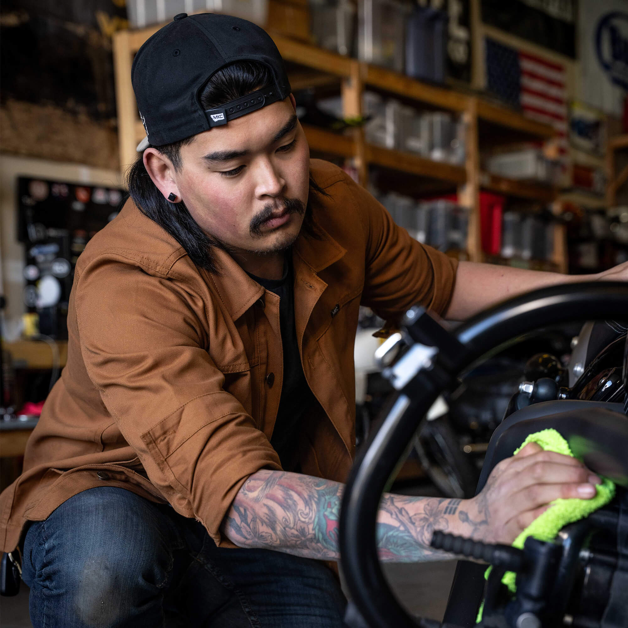 MKC WORK JACKET - USA MADE - RUST