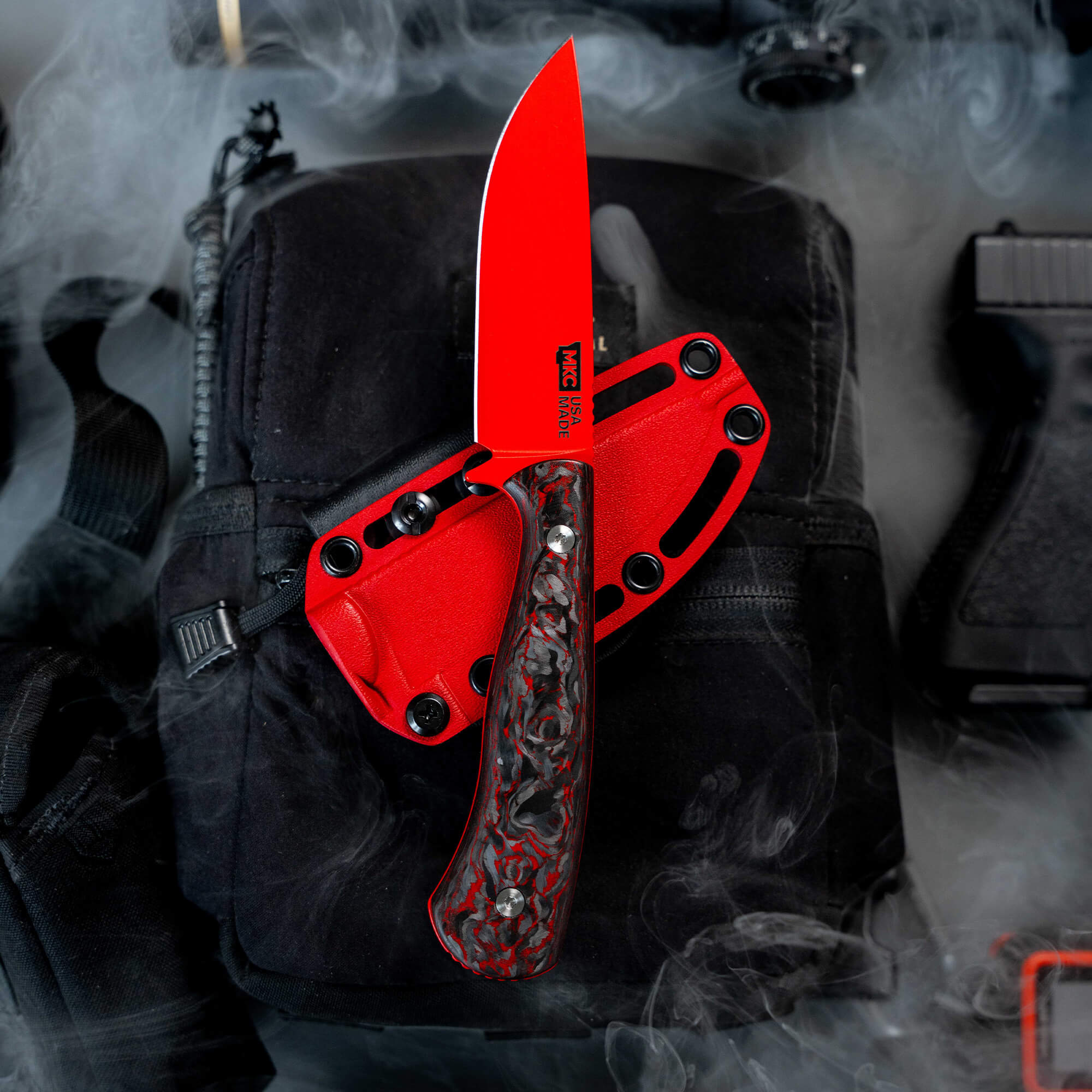 BLOOD BROTHERS WHITETAIL - BLACK/RED