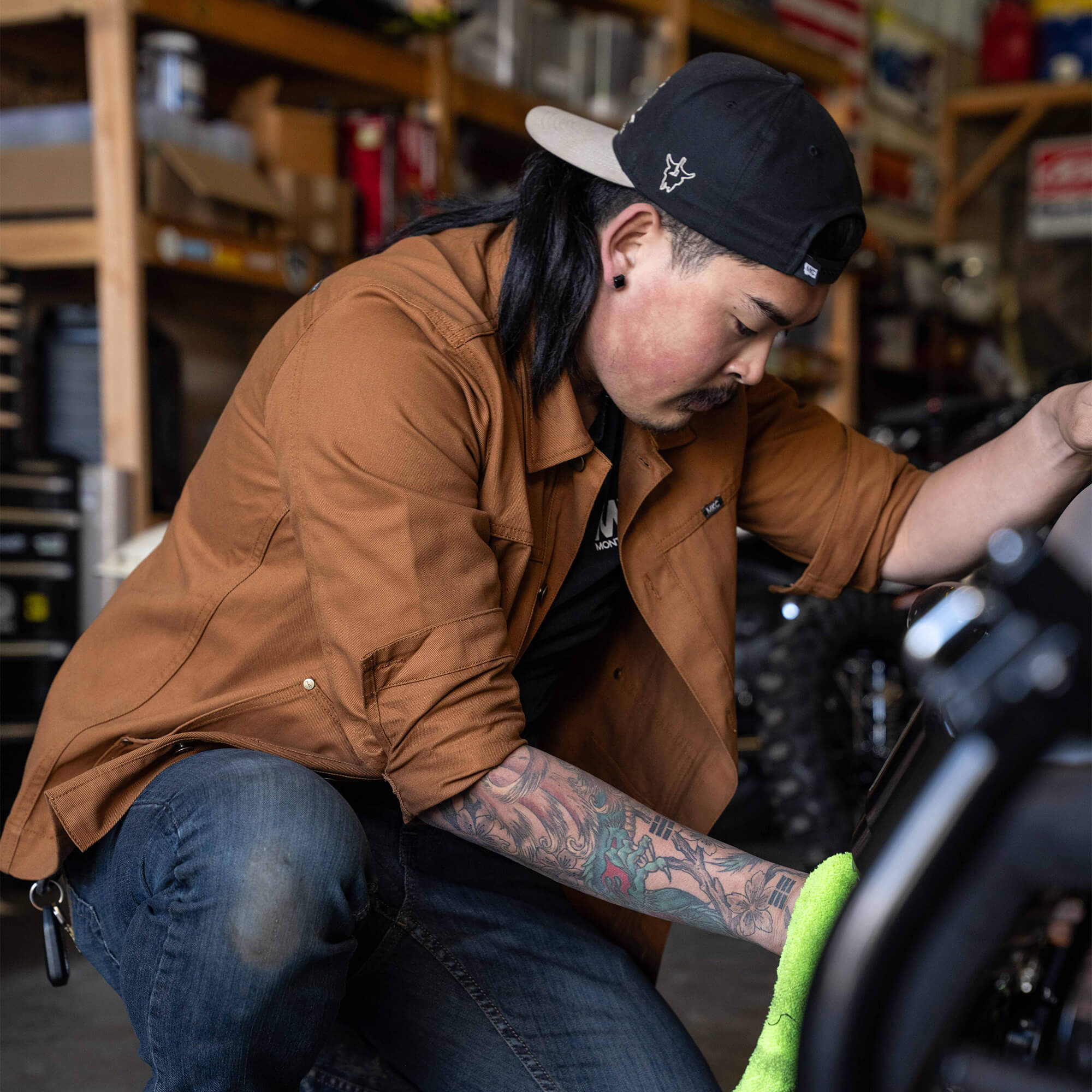 MKC WORK JACKET - USA MADE - RUST