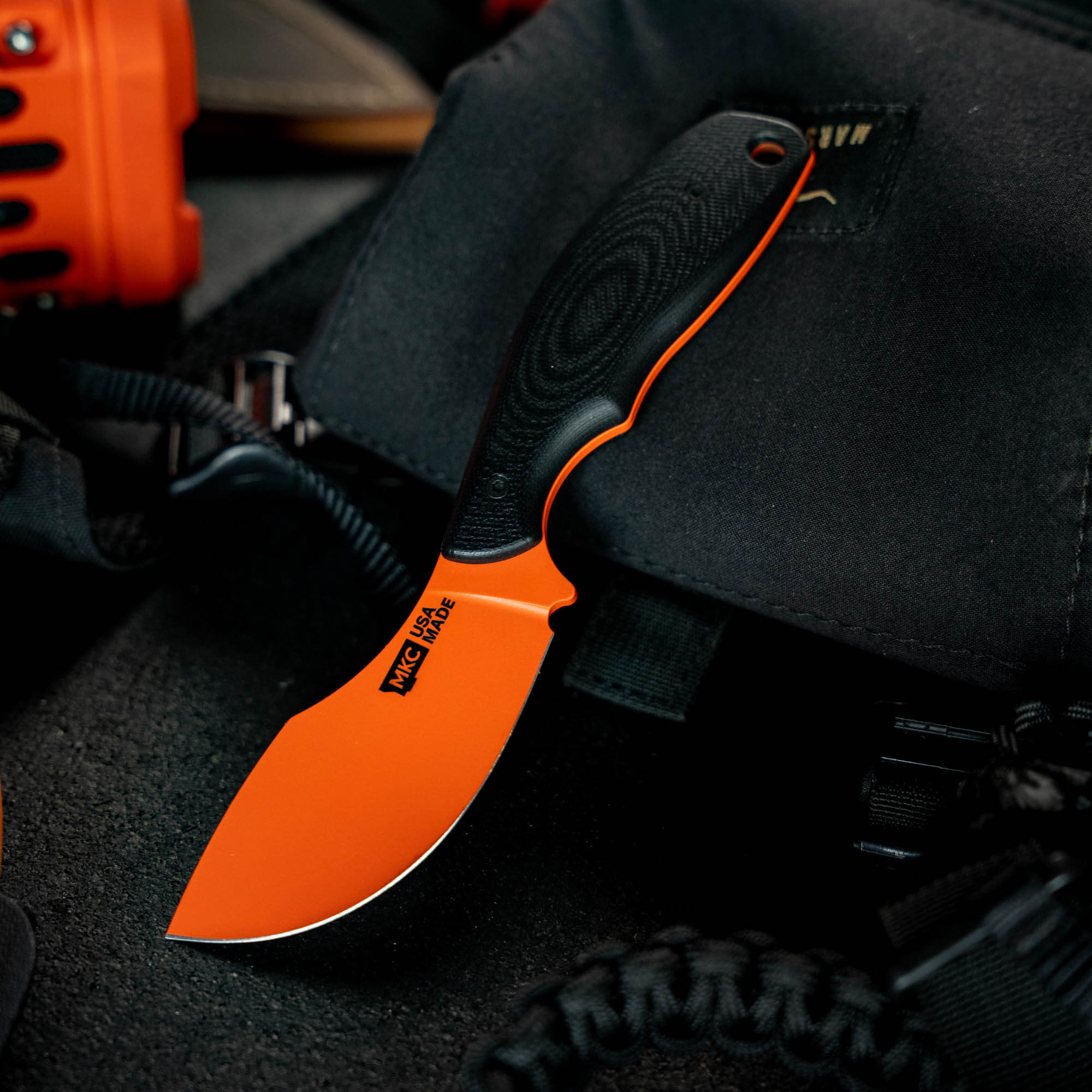 orangetop.mc  KABUTO ＆スモークシールド付き Packout Skinner - Blaze Orange Cerakote™ | MKC