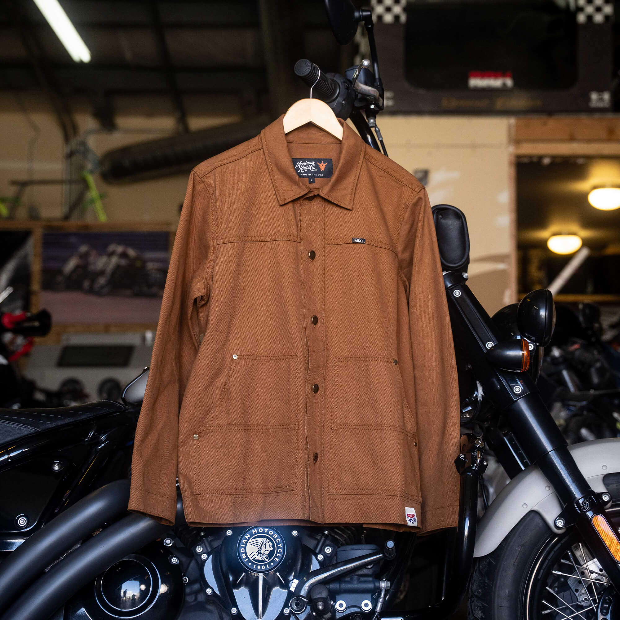 MKC WORK JACKET - USA MADE - RUST