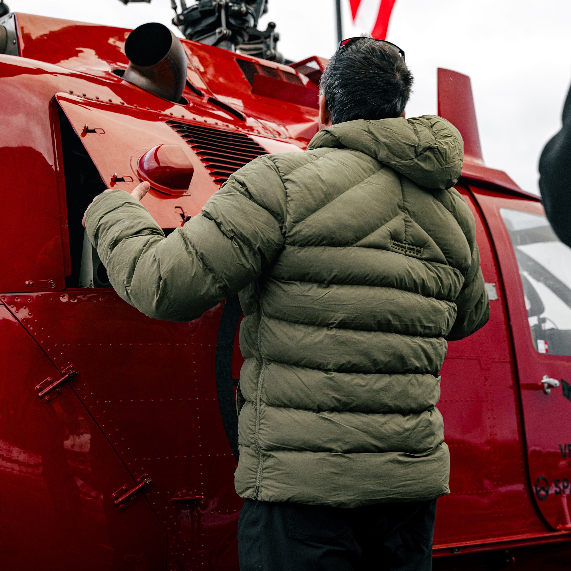 OBERLIN PULLOVER PUFFY JACKET - OLIVE