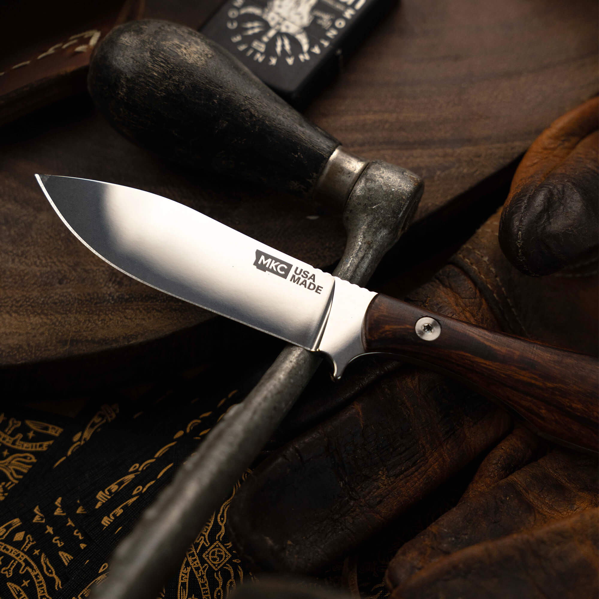 オリジナル　OG Mack Bone Traditions Jackstone | Montana Knife Company