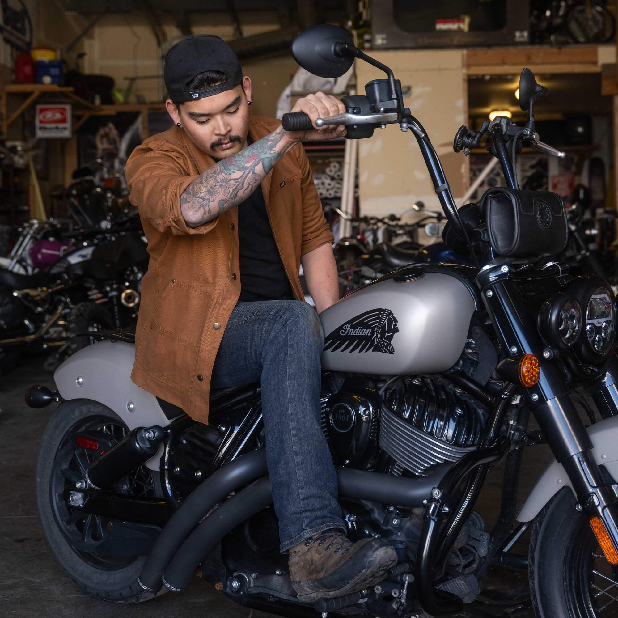 MKC WORK JACKET - USA MADE - RUST