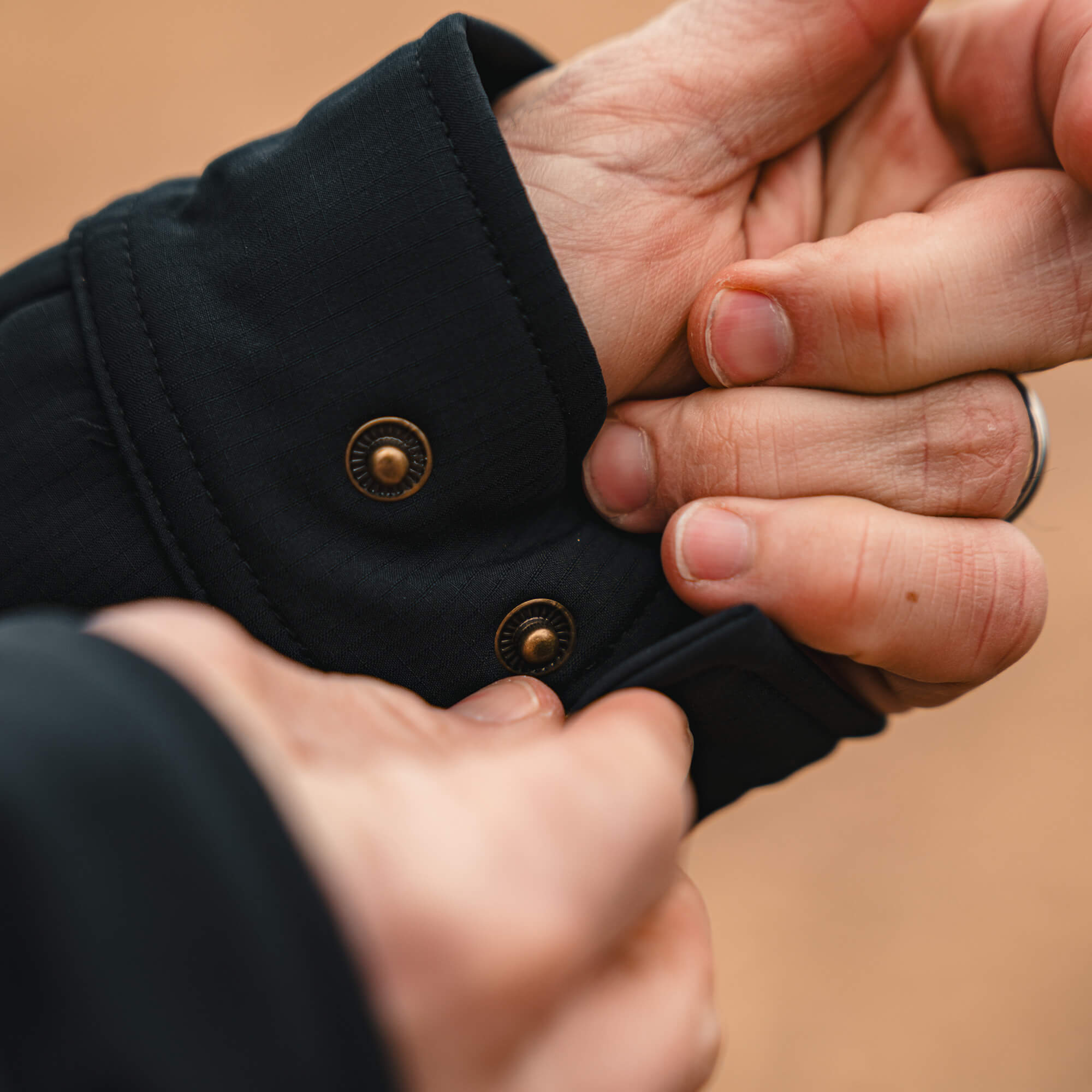 AUGUSTA JACKET - BLACK/COYOTE