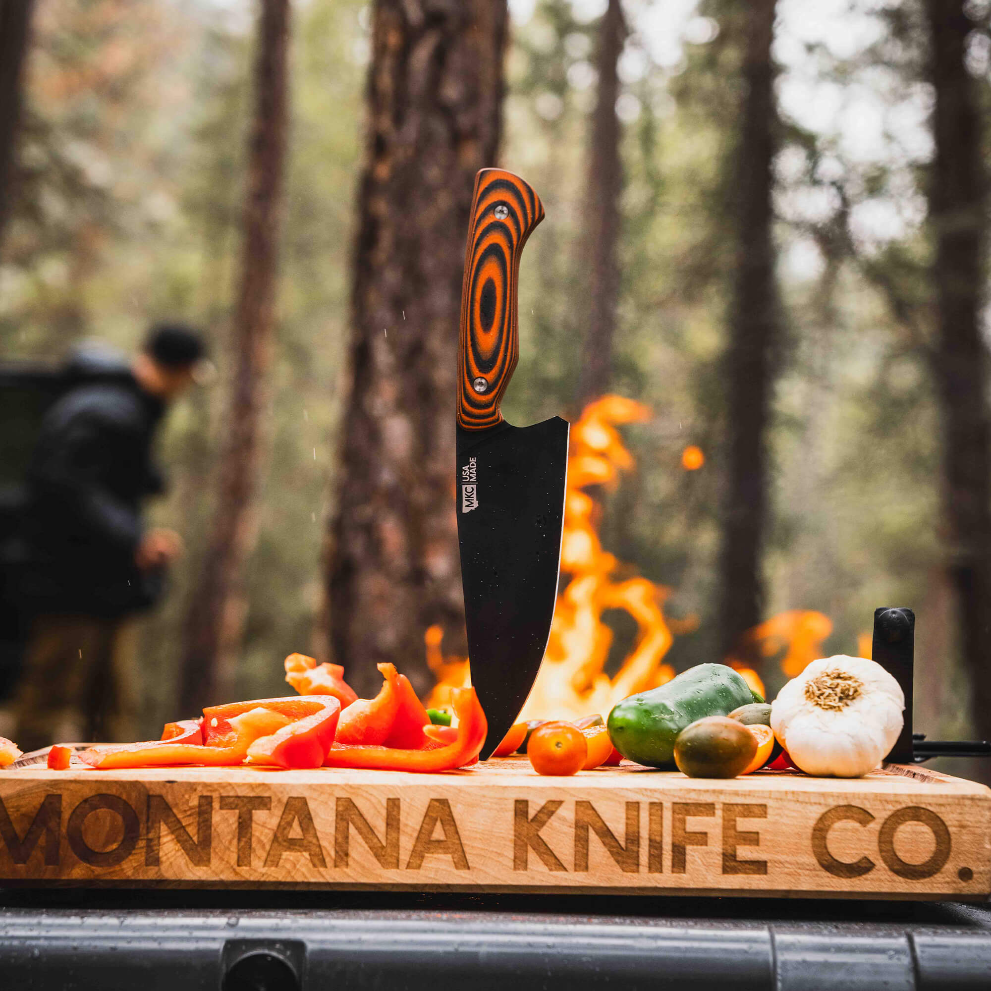 MEAT CHURCH CHEF KNIFE - ORANGE & BLACK
