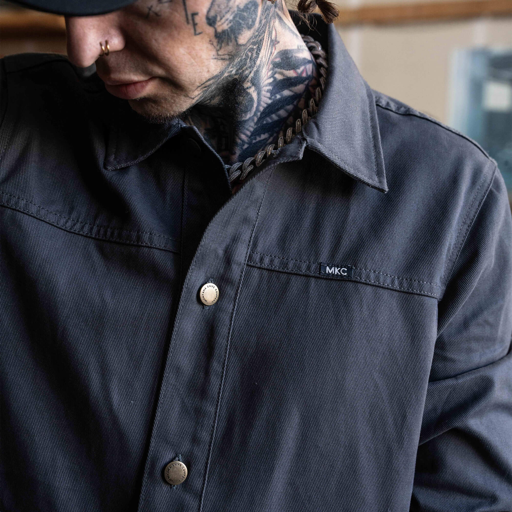 MKC WORK JACKET - CHARCOAL - USA MADE