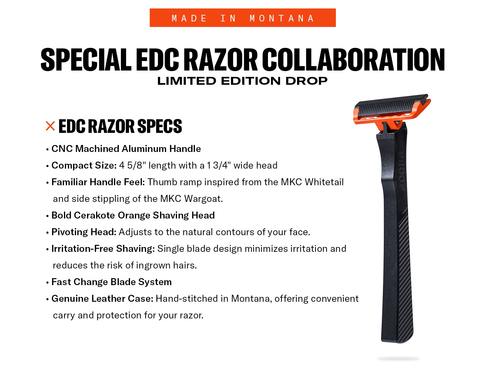 MKC x Proof EDC Razor 2.0 | Montana Knife Company