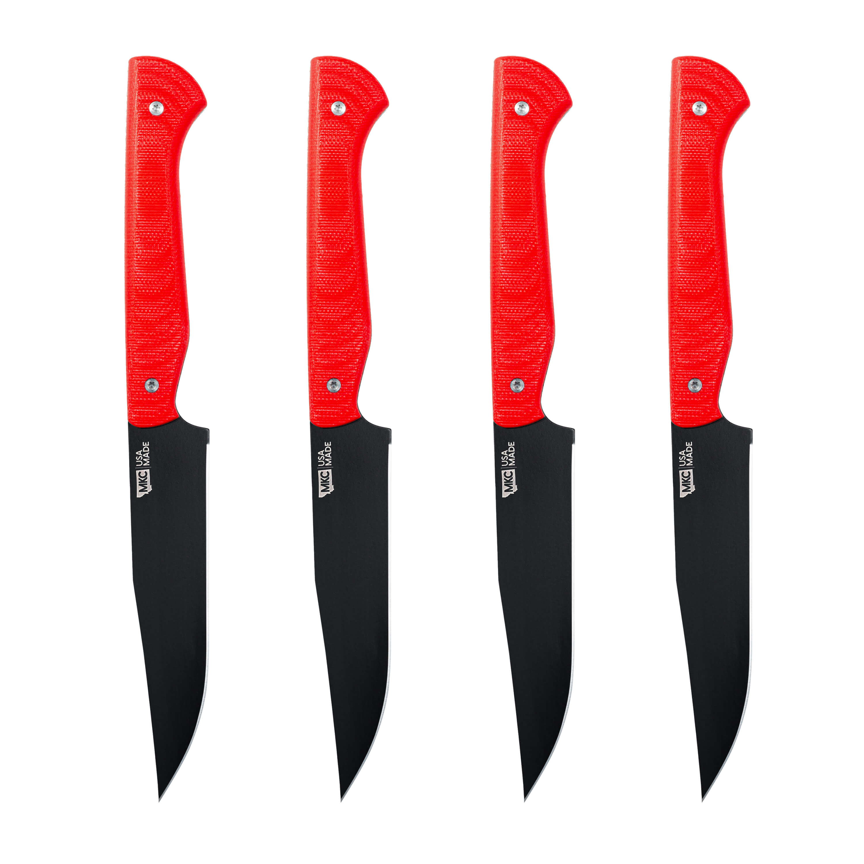 MKC STEAK KNIVES (SET OF 4) - PVD - RED