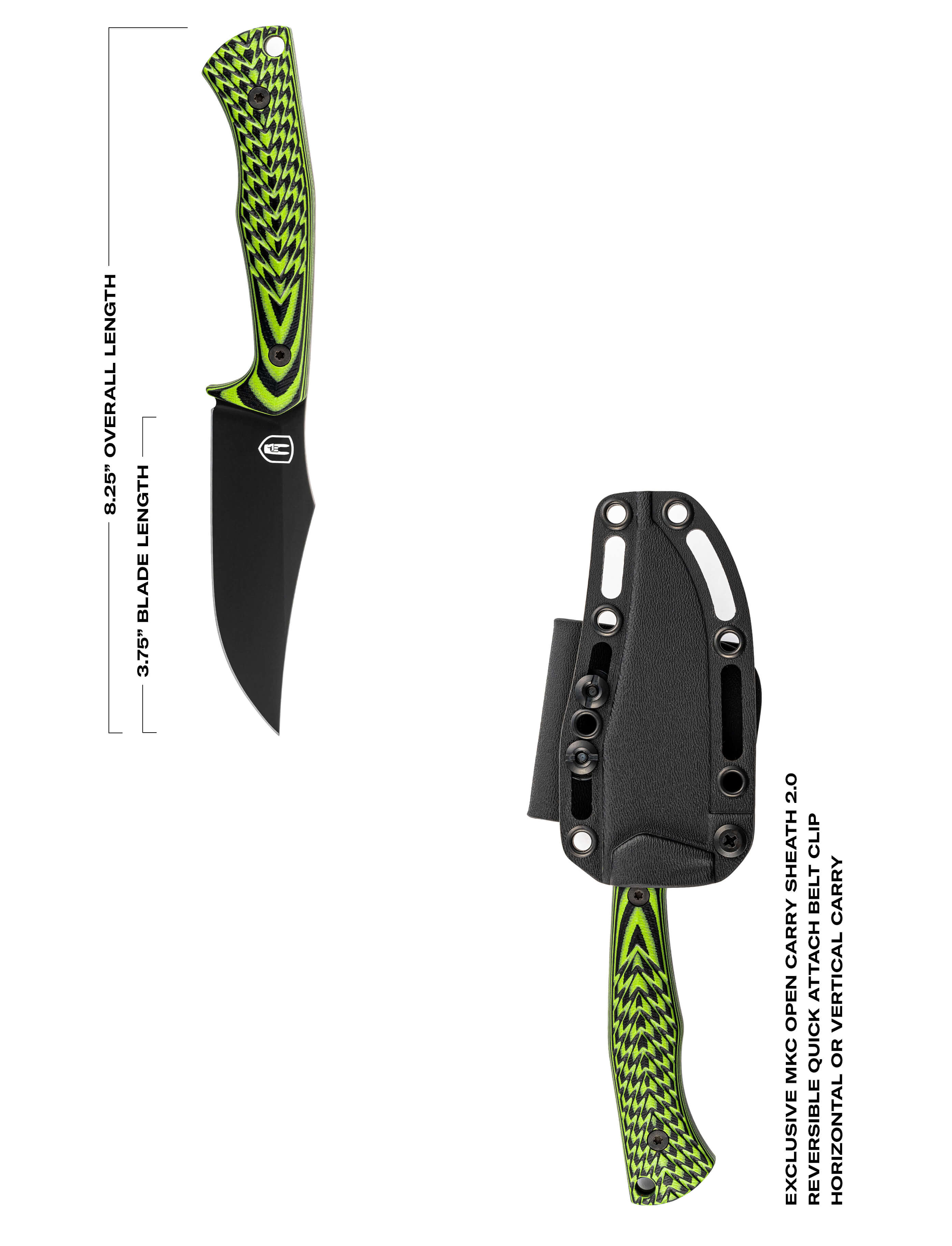 Triumph Pro - Nock On Neon Green & Black | MKC
