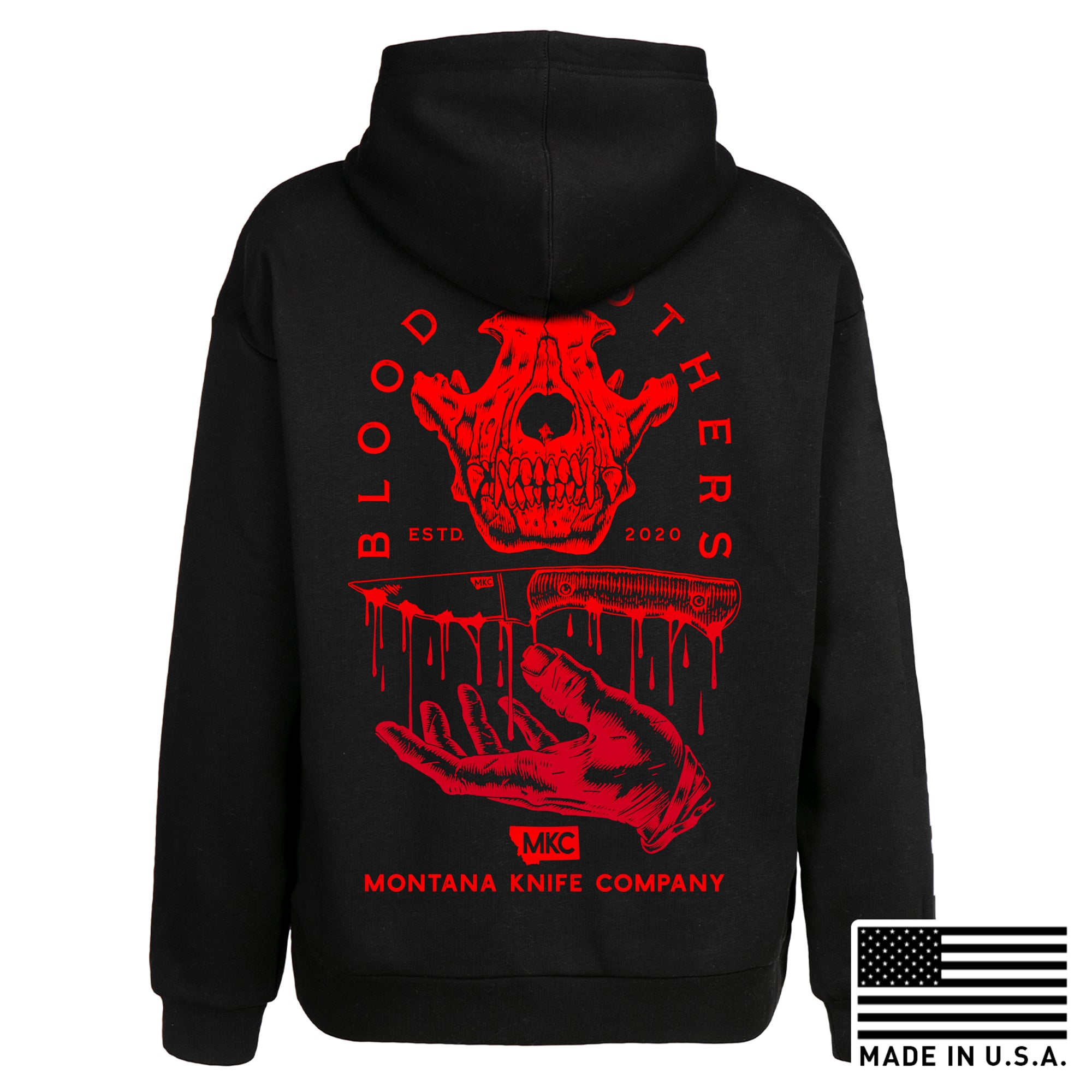 2022 MKC BLOOD BROTHERS HOODIE -  EXTRA HEAVY - USA MADE