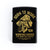 BORN TO WORK - TRADITIONAL WINDPROOF ZIPPO LIGHTER - USA MADE
