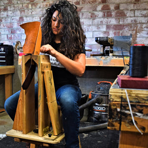 SPEEDGOAT LEATHER SHEATH - VERTICAL BELT CARRY