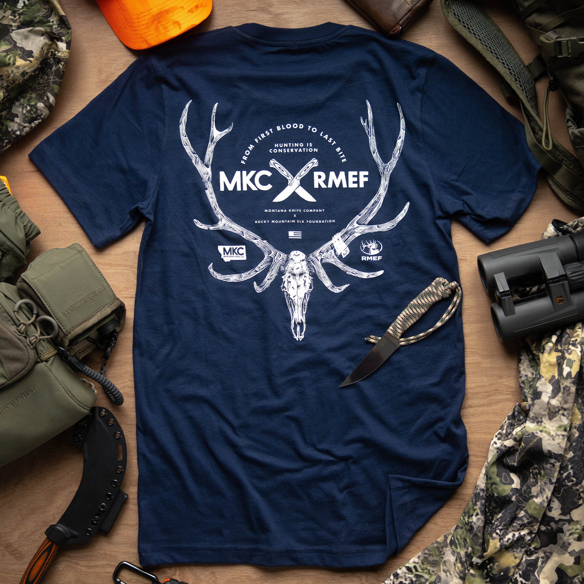 MKC x RMEF - ELK SKULL TEE